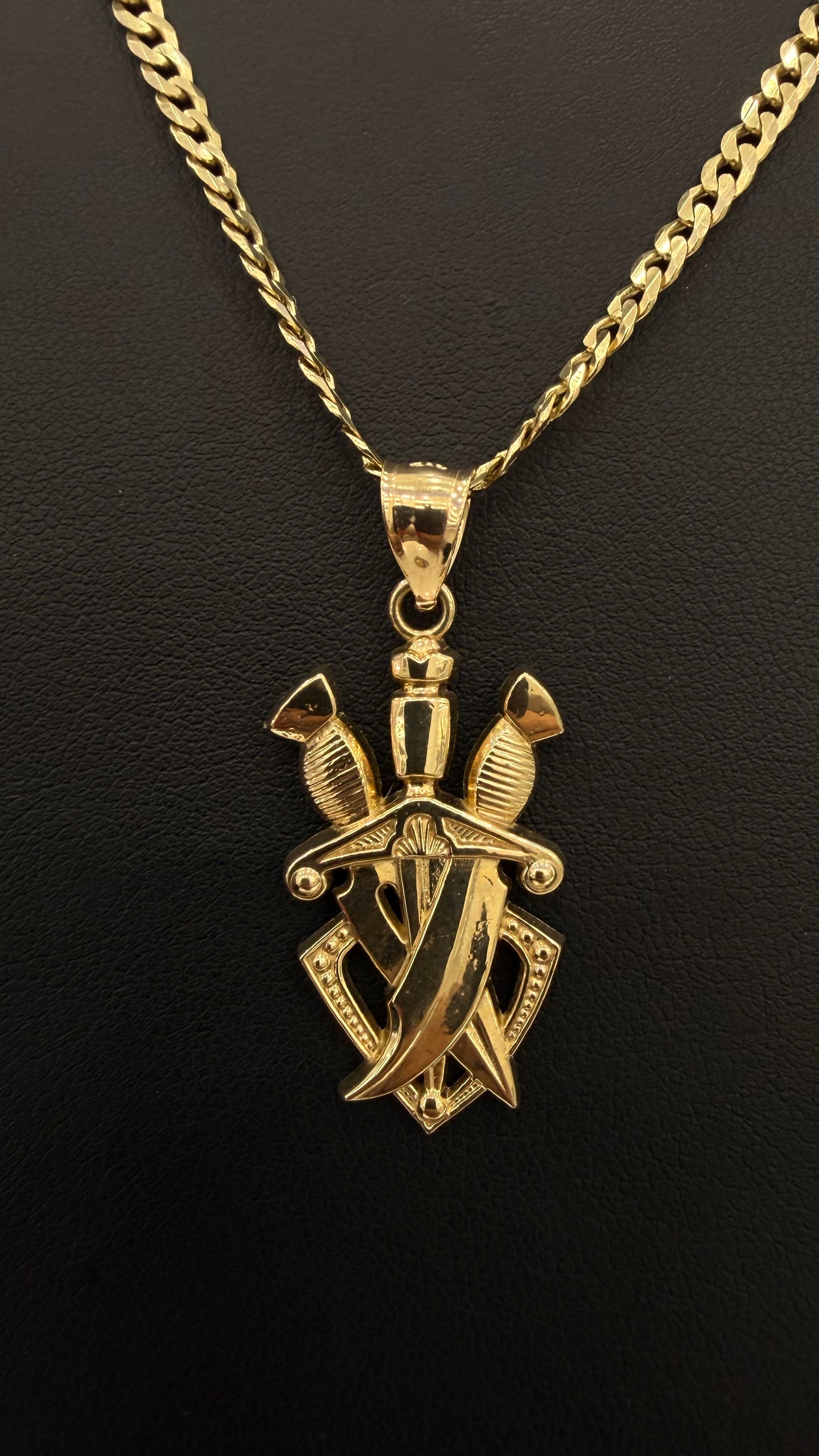 Sword pendant 10k Gold