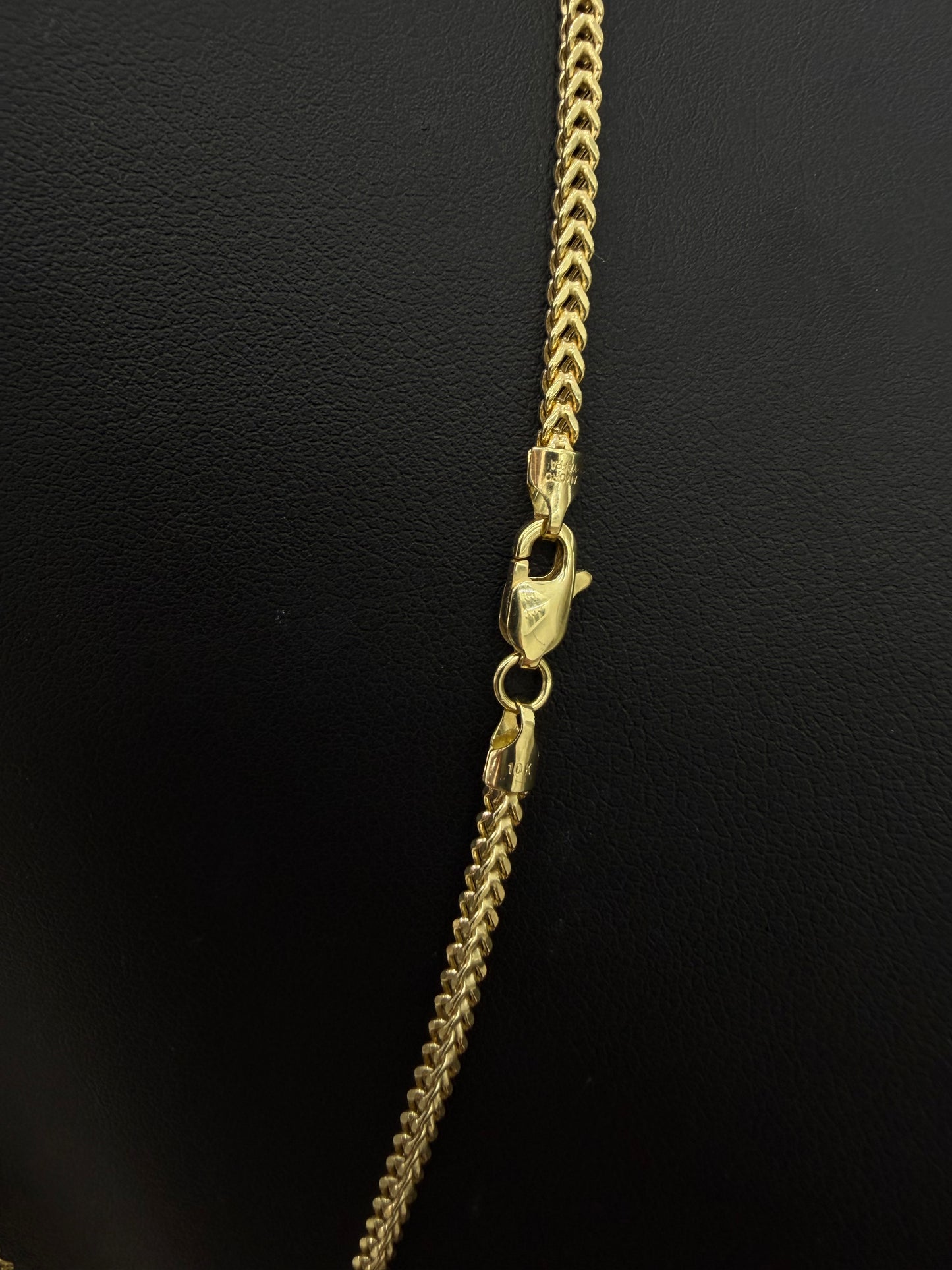 Franco Chain (Hollow) + 10K Gold Butterfly Pendant