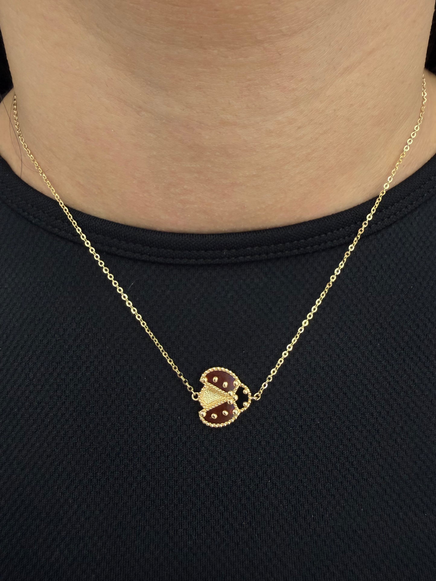 Women's Daisy Necklace – 14k Gold