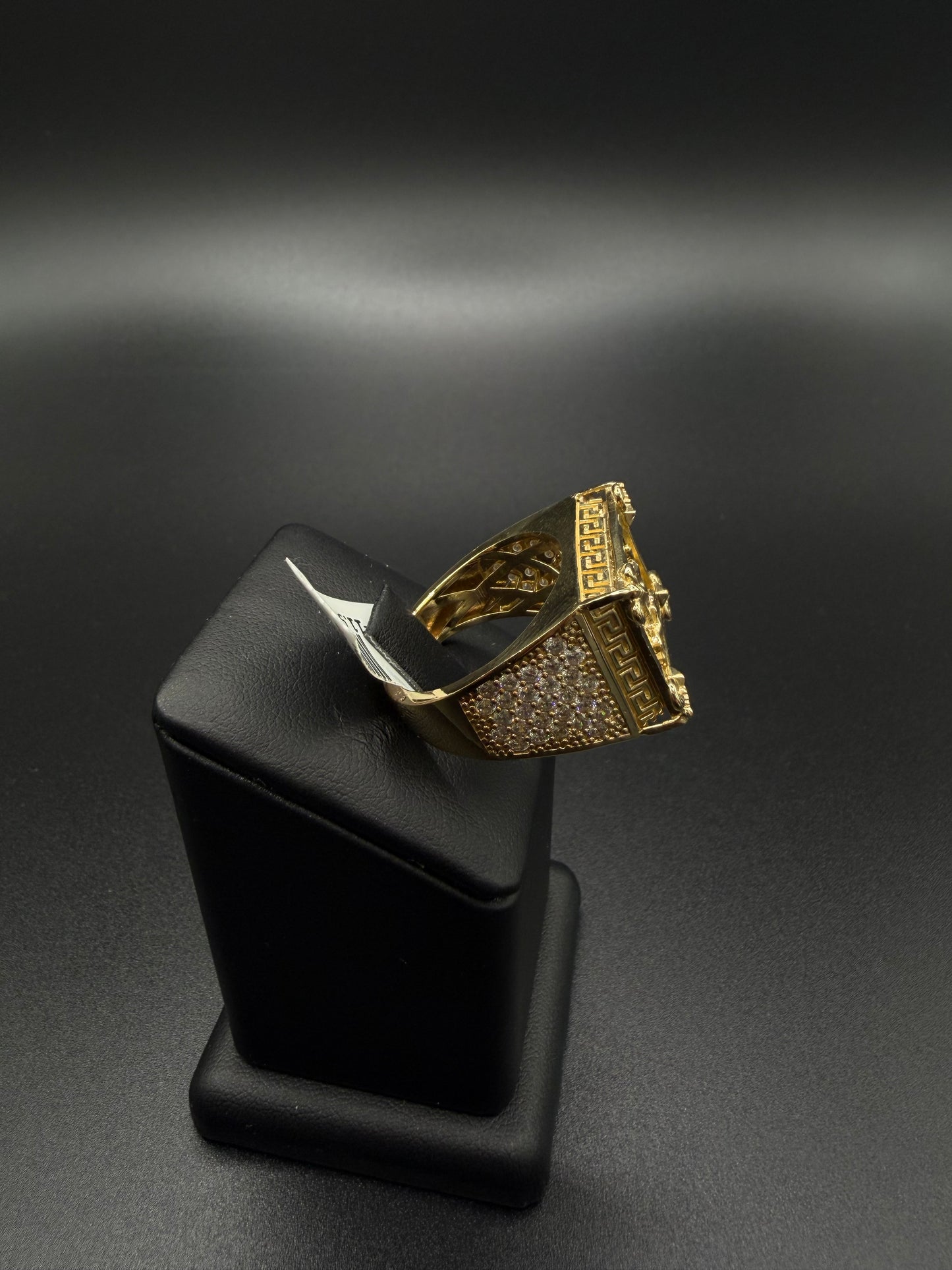 10K St. Lazarus Ring, Size 11 1/2