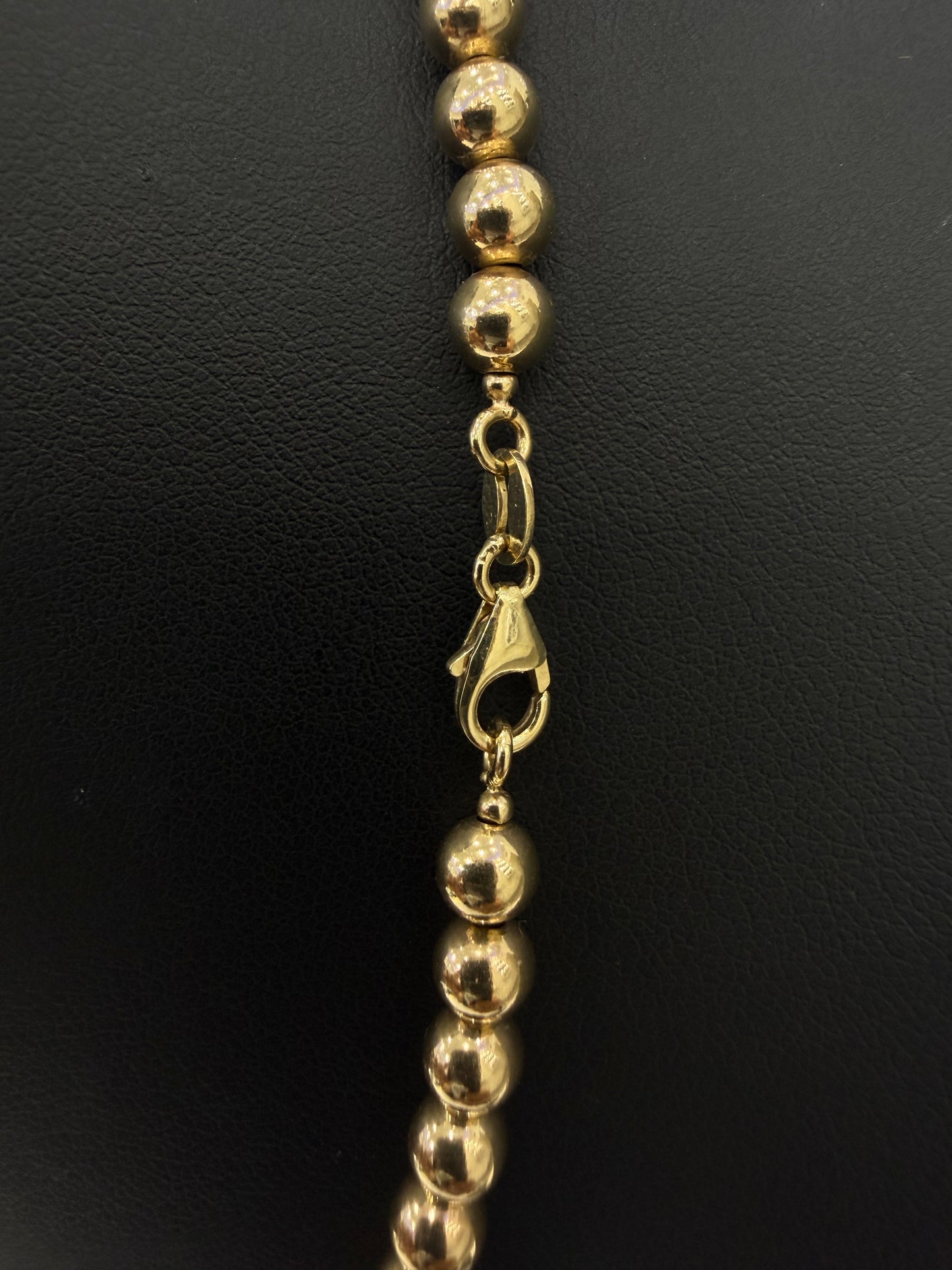 Women's Choker (Beaded) – 14K Gold