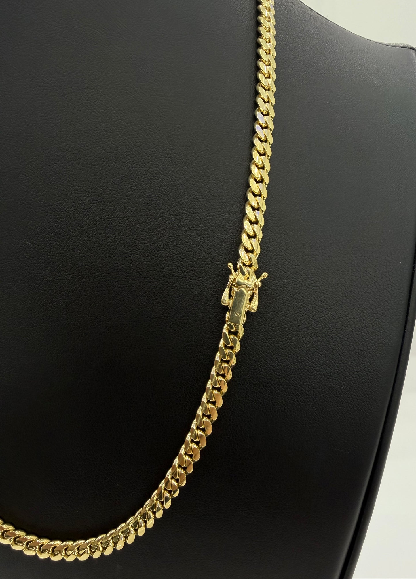 Solid Cuban Chain 10k 5 mm x 20”