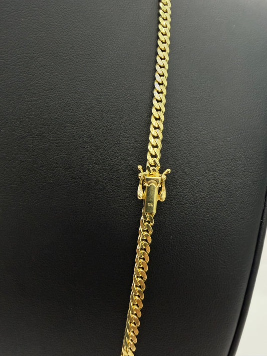 Cuban link chain 10k 4 mm x 24