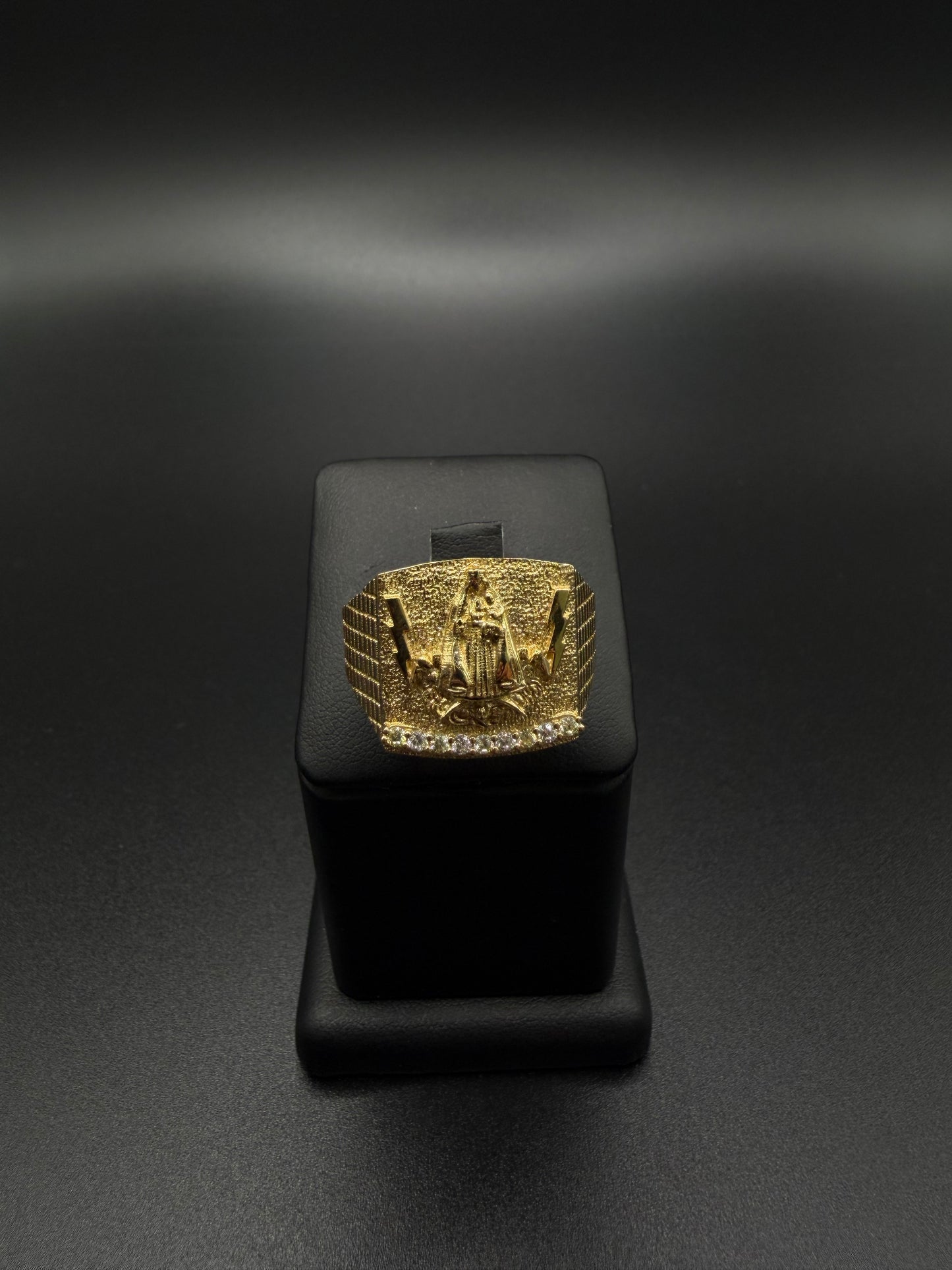 10K Gold Virgin Ring, Size 11