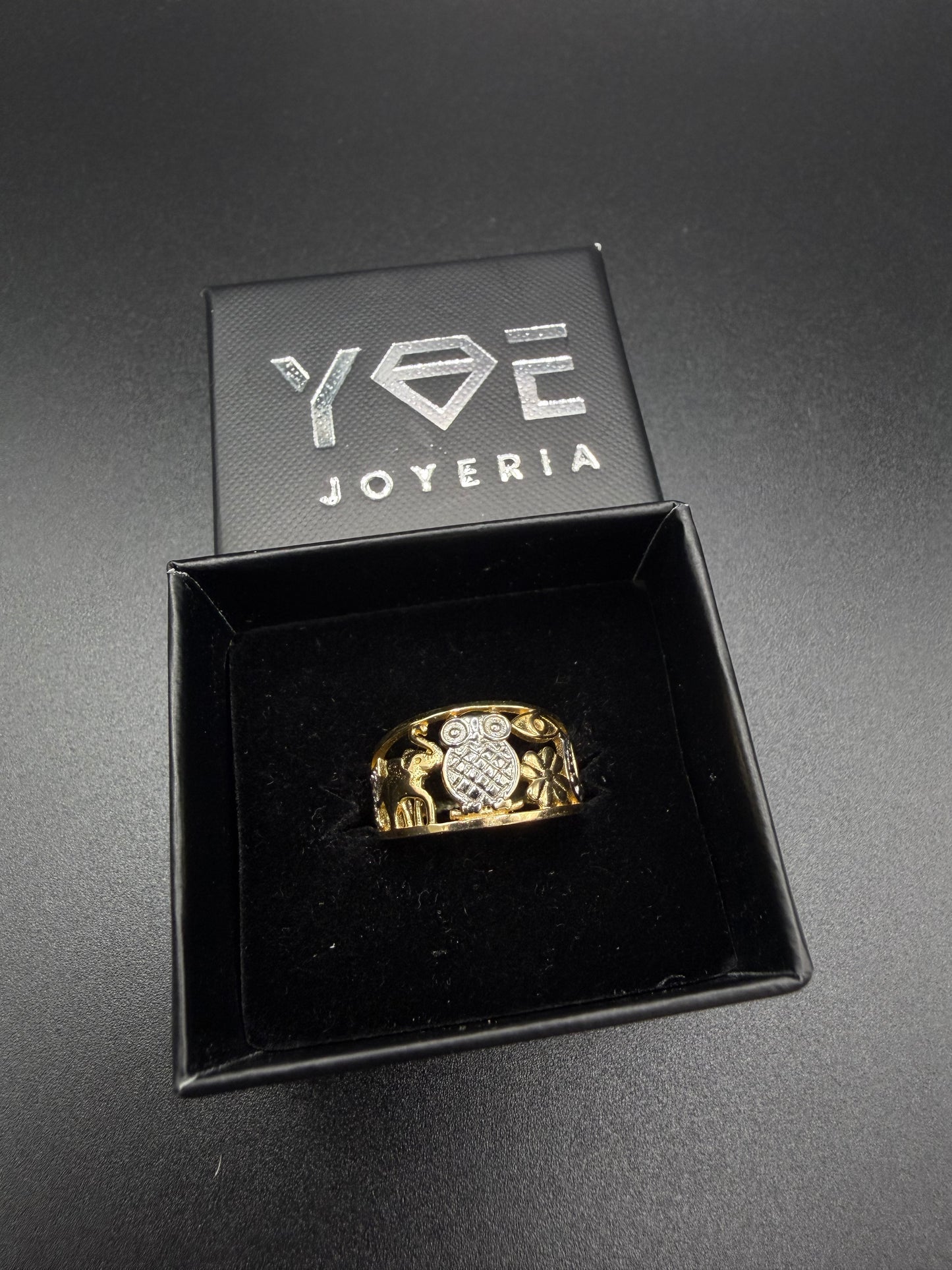 Women's "Luck" Ring – 10K Gold, Size 7.5