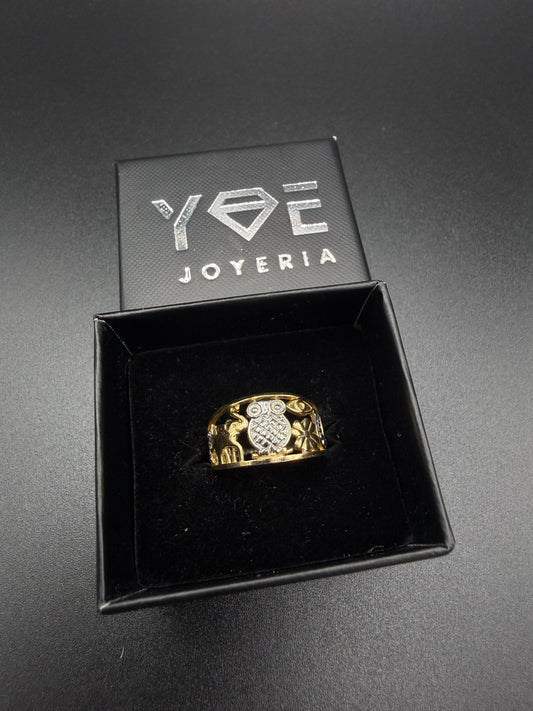 Women's "Luck" Ring – 10K Gold, Size 7.5