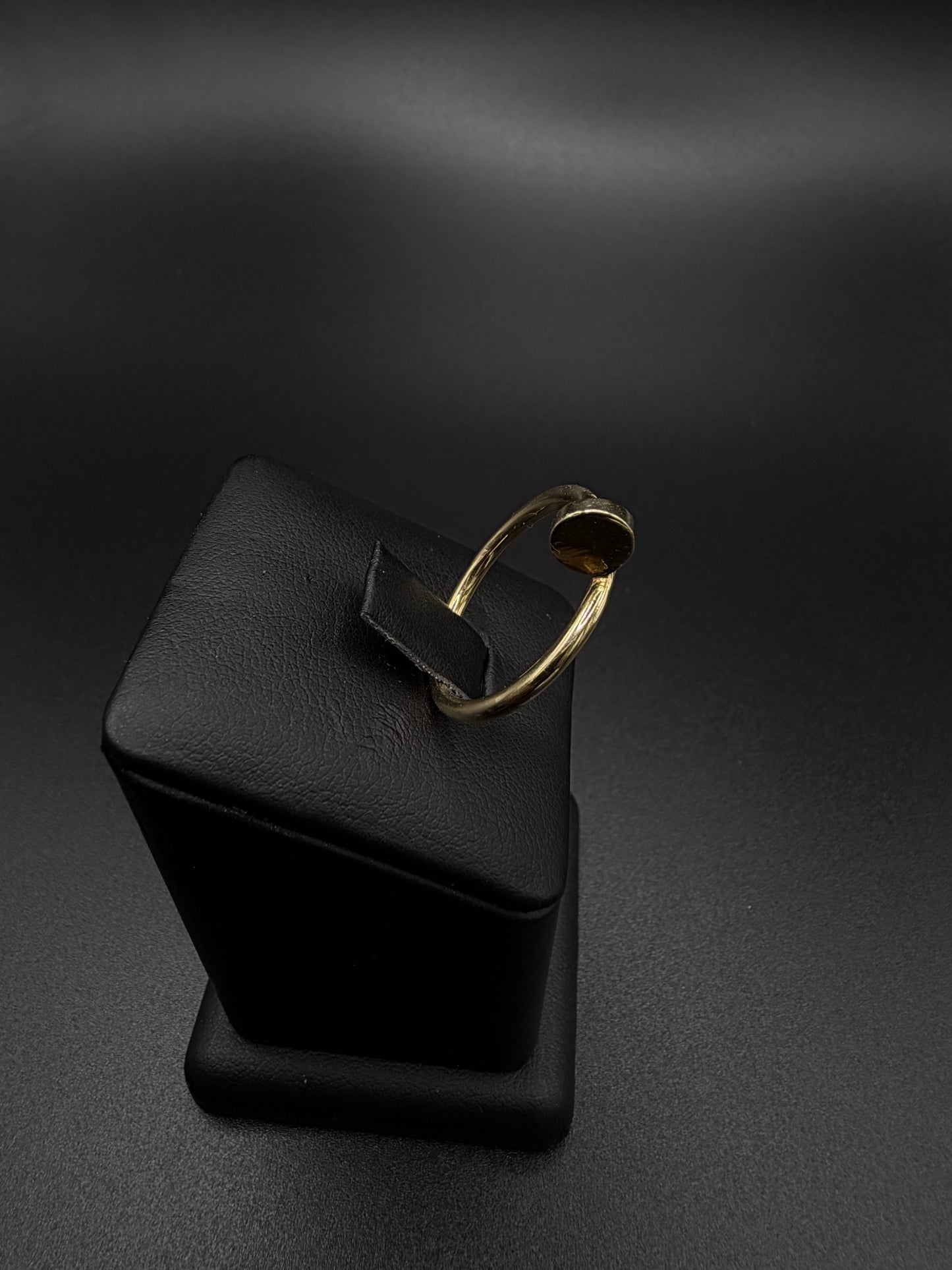 Women's Nail Ring, 14k Gold, Size 8 1/2