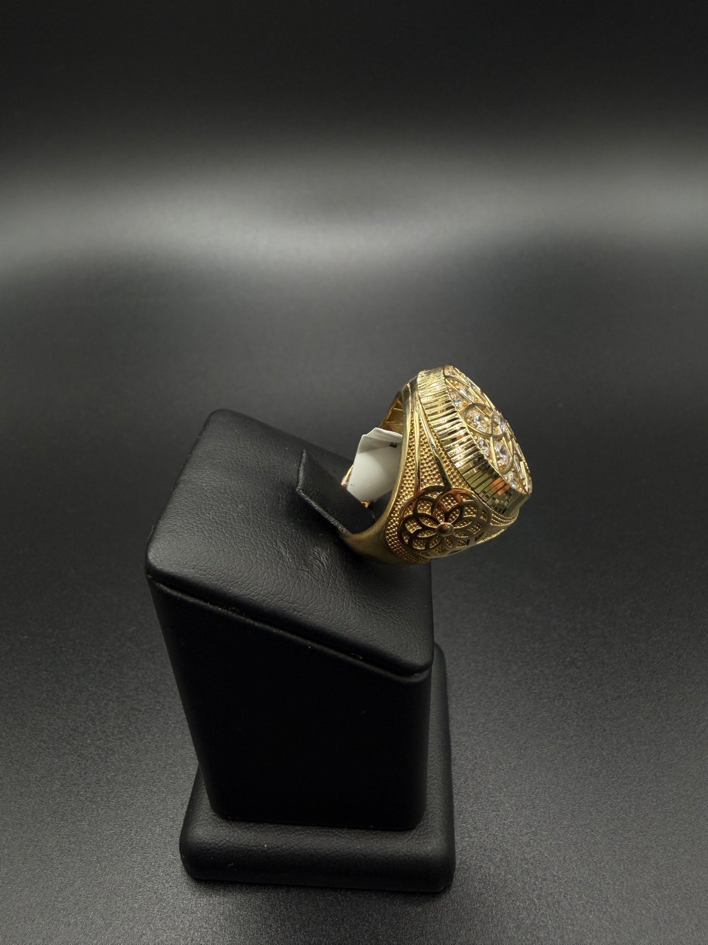10K Gold Rosette Ring, Size 9 1/2