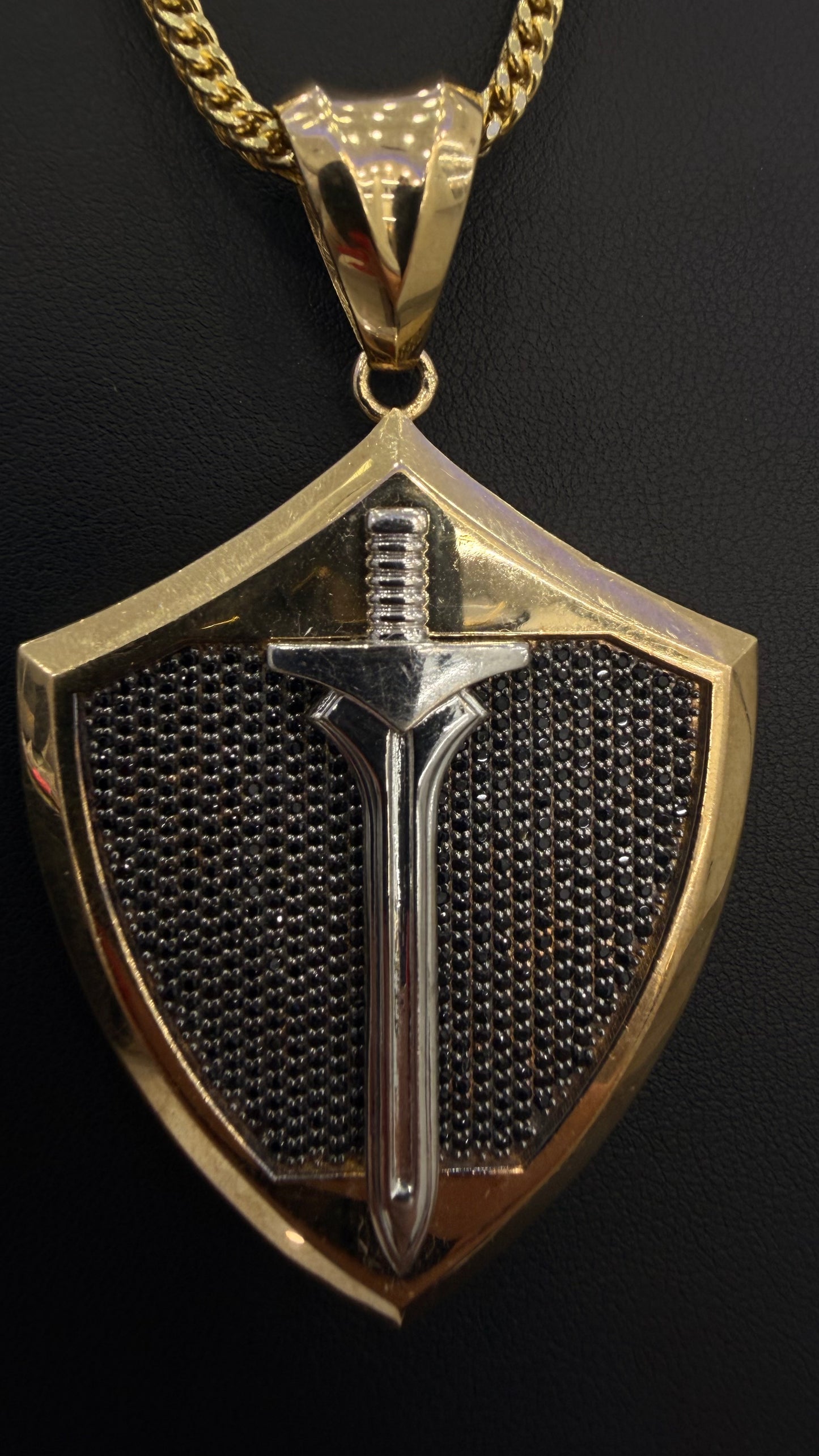 Sword Pendant 10k gold