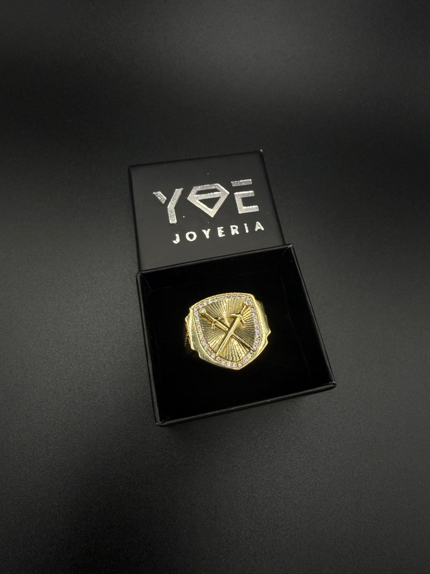 14k Gold Sword Ring, Size 10