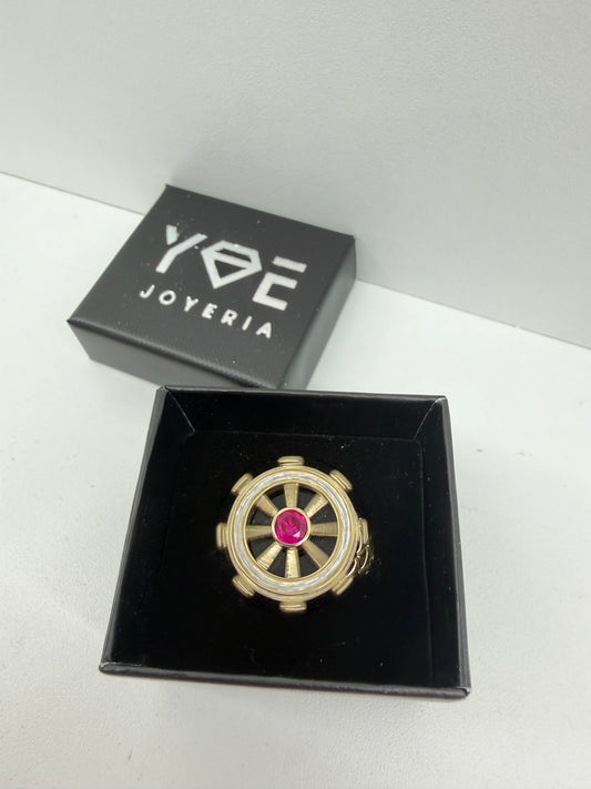 10k Gold Ship's Wheel Ring