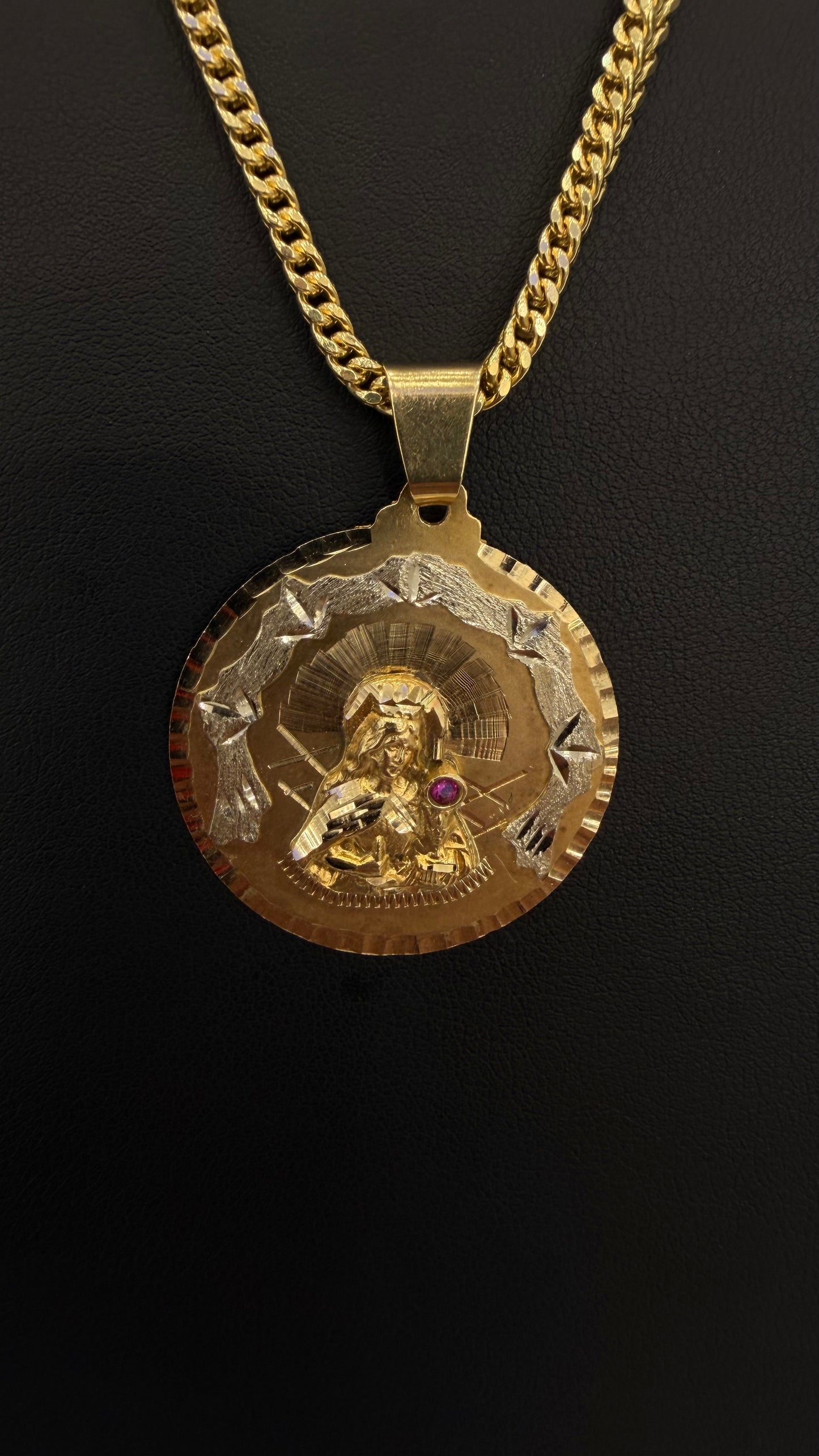 Saint Barbara Pendant 10k gold