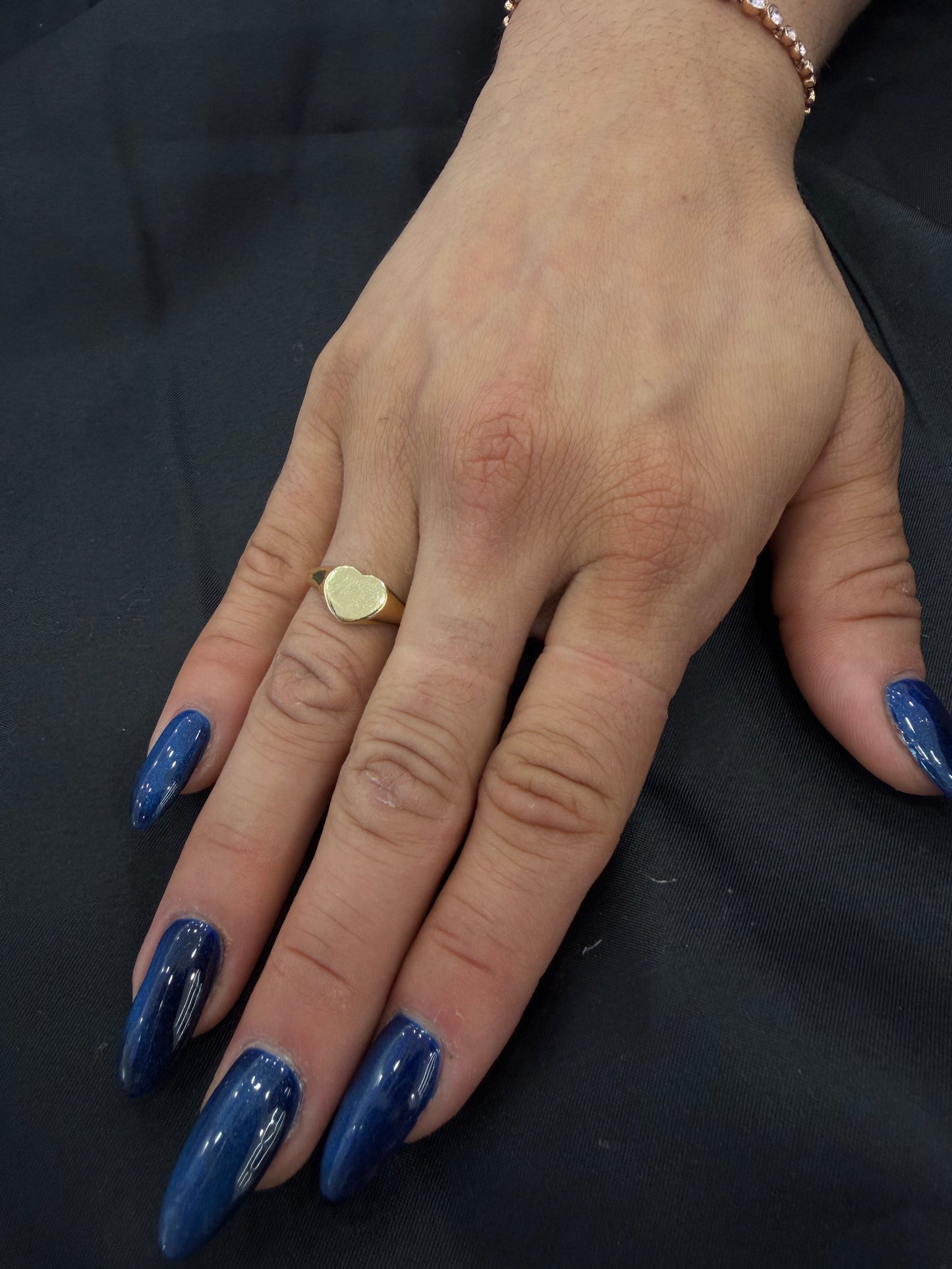 Women's 10K Gold Heart Ring, Size 7
