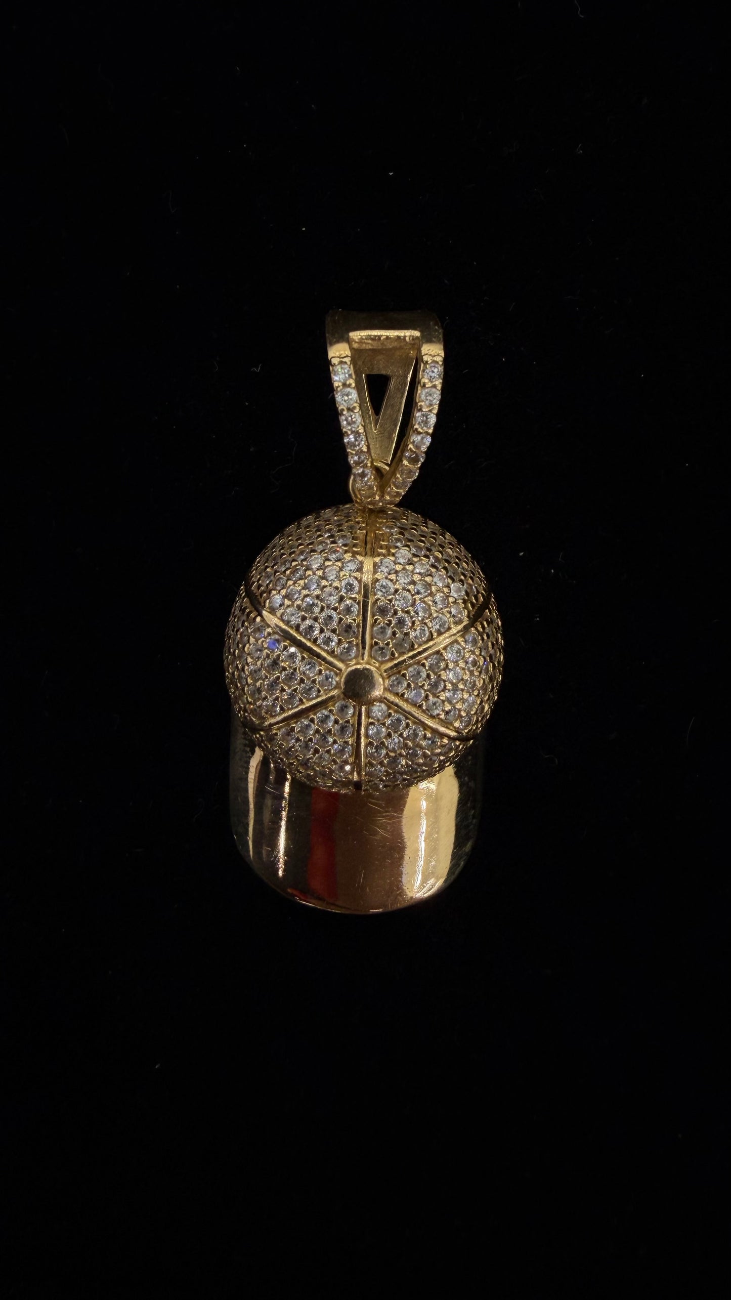 Cap Pendant 14k gold