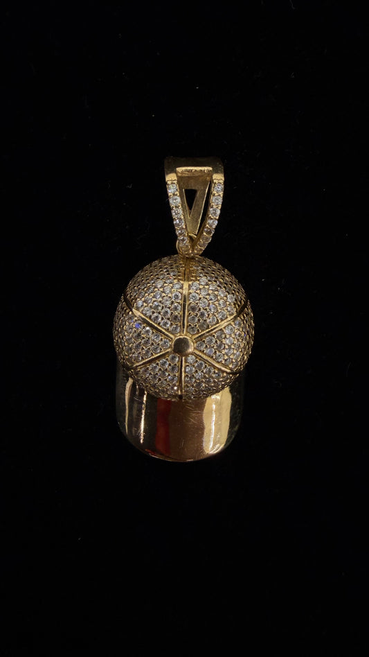 Cap Pendant 14k gold