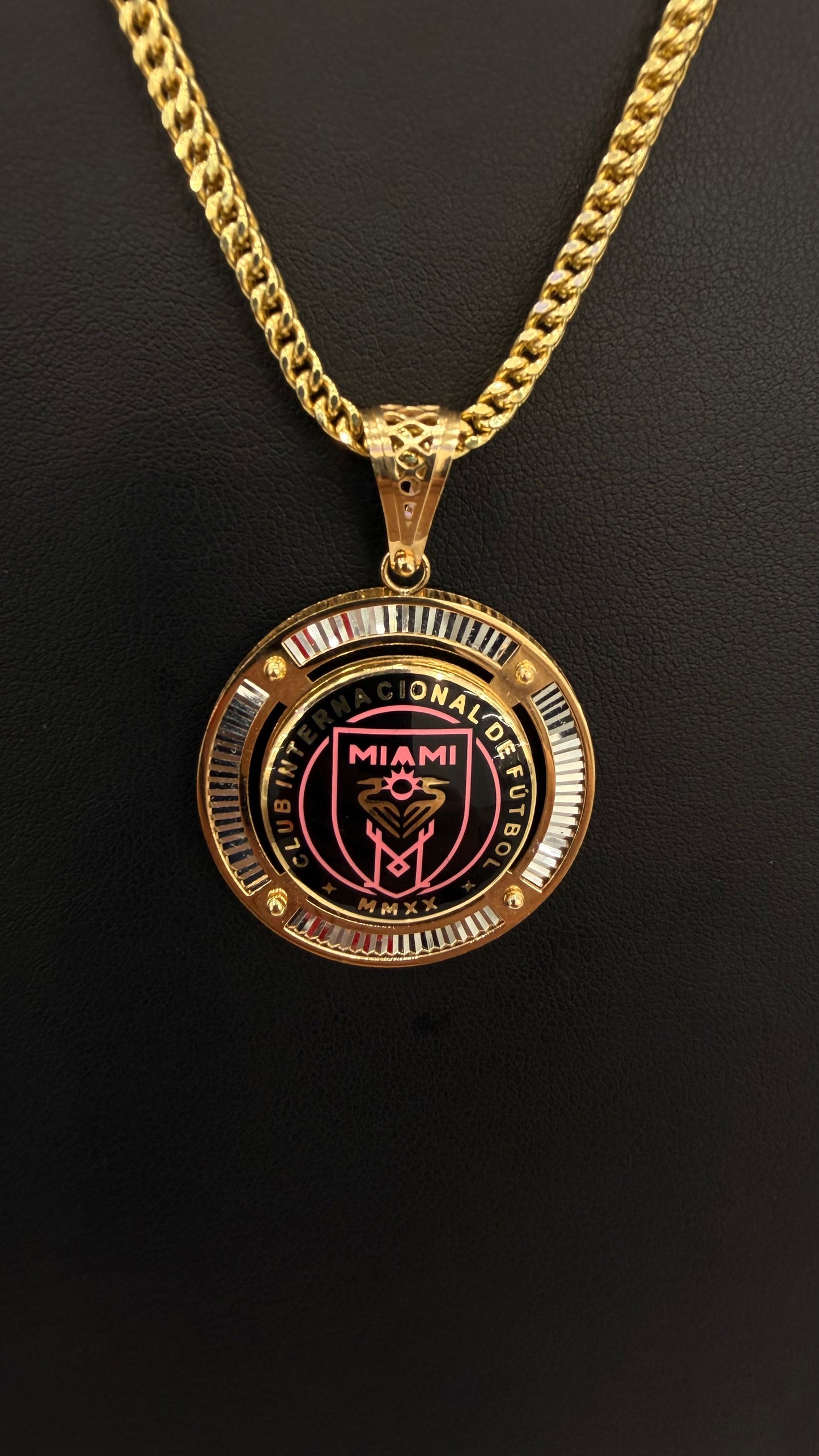 Inter Miami Pendant ⚽️ 14k Gold
