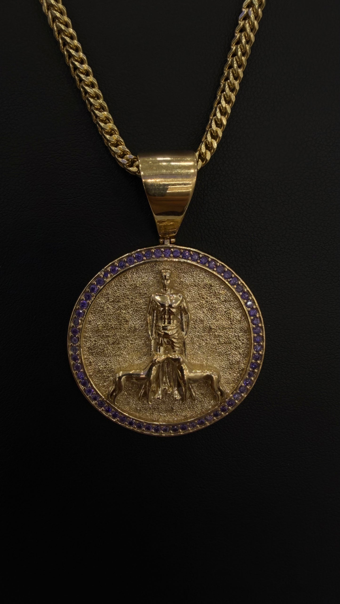 Saint Lazarus Pendant 10k gold