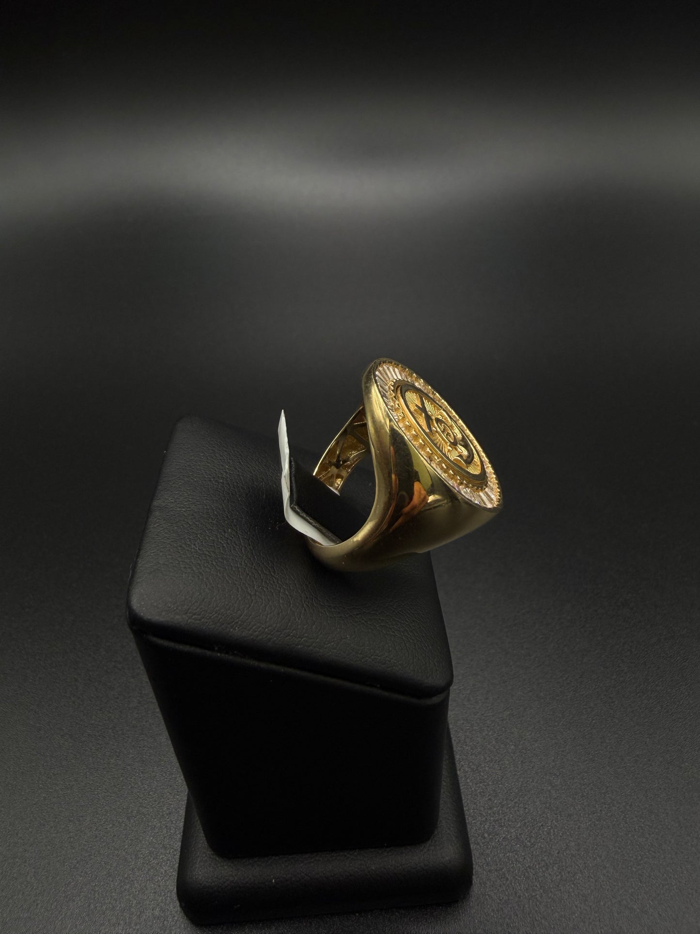 14k Gold Anchor Ring, Size 9