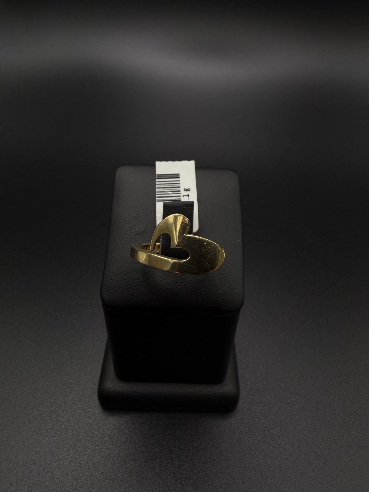Women's 14k Gold Heart Ring, Size 8 1/2