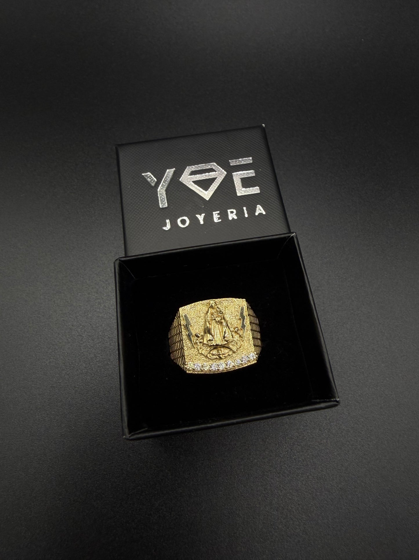 10K Gold Virgin Ring, Size 11
