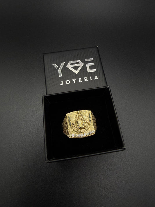 10K Gold Virgin Ring, Size 11