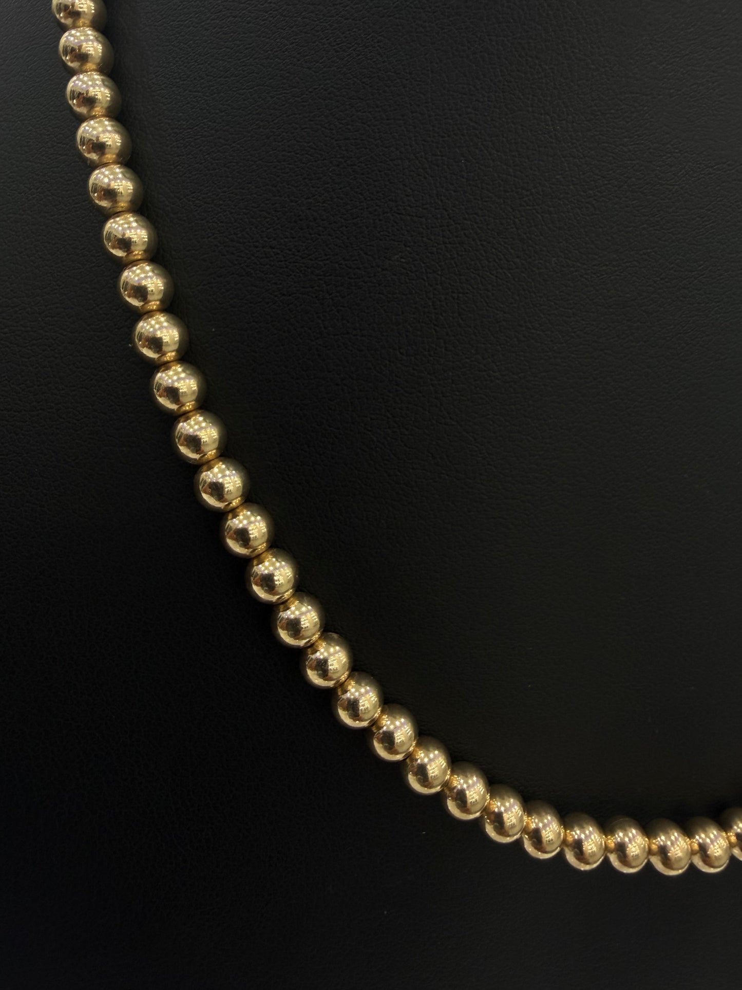 Women's Choker (Beaded) – 14K Gold