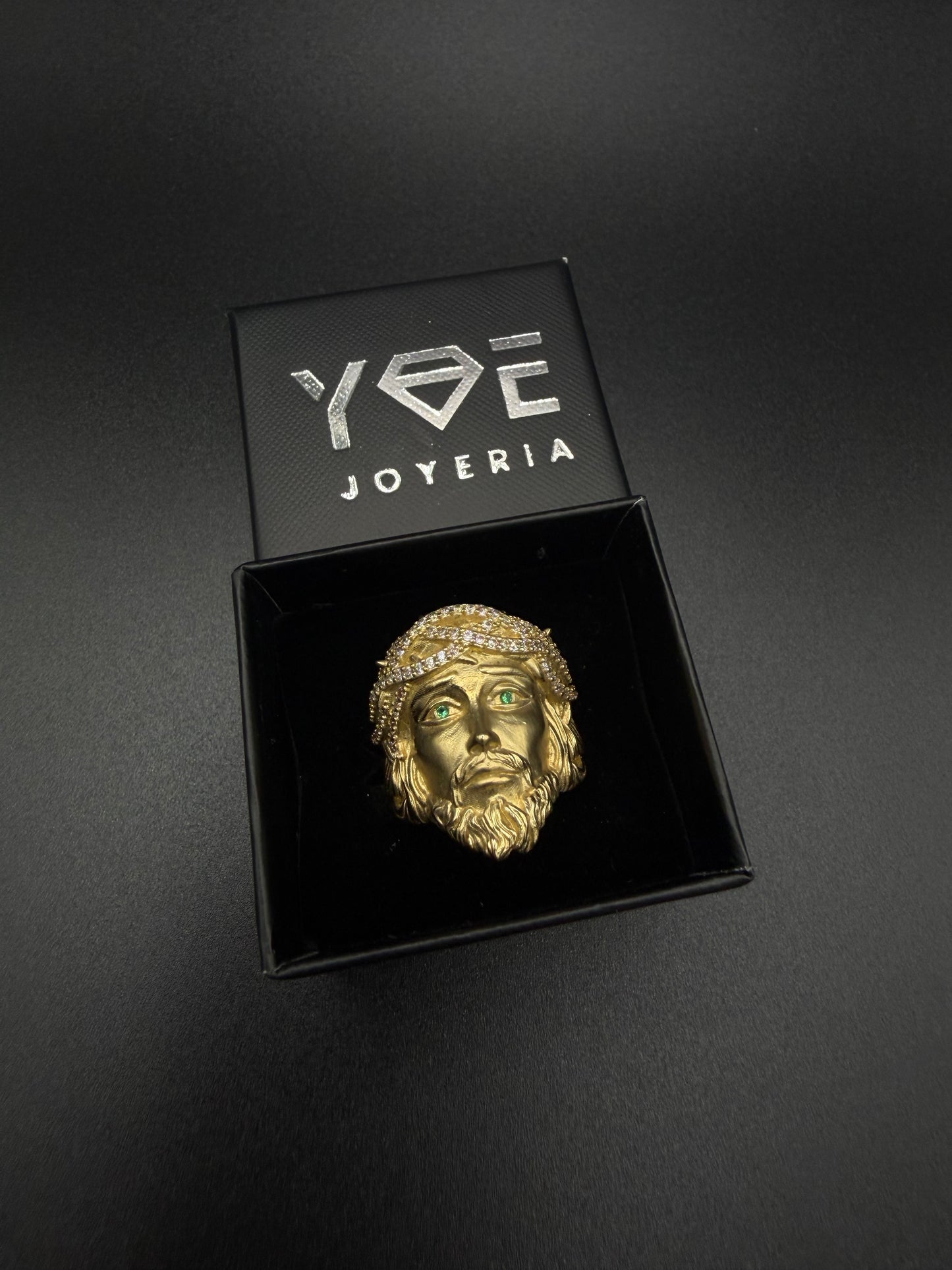 10K Jesus Ring, Size 9 1/2
