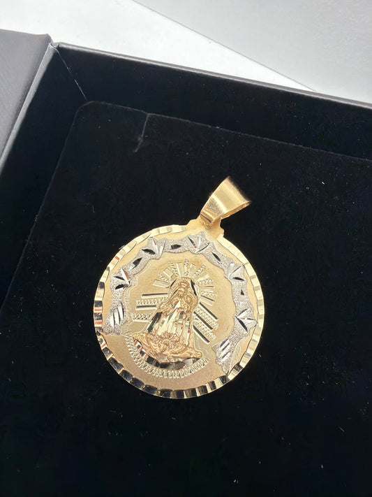 Virgin Mary pendant 10k