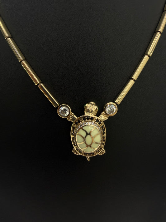 Women's Choker (Turtle) – 10K Gold