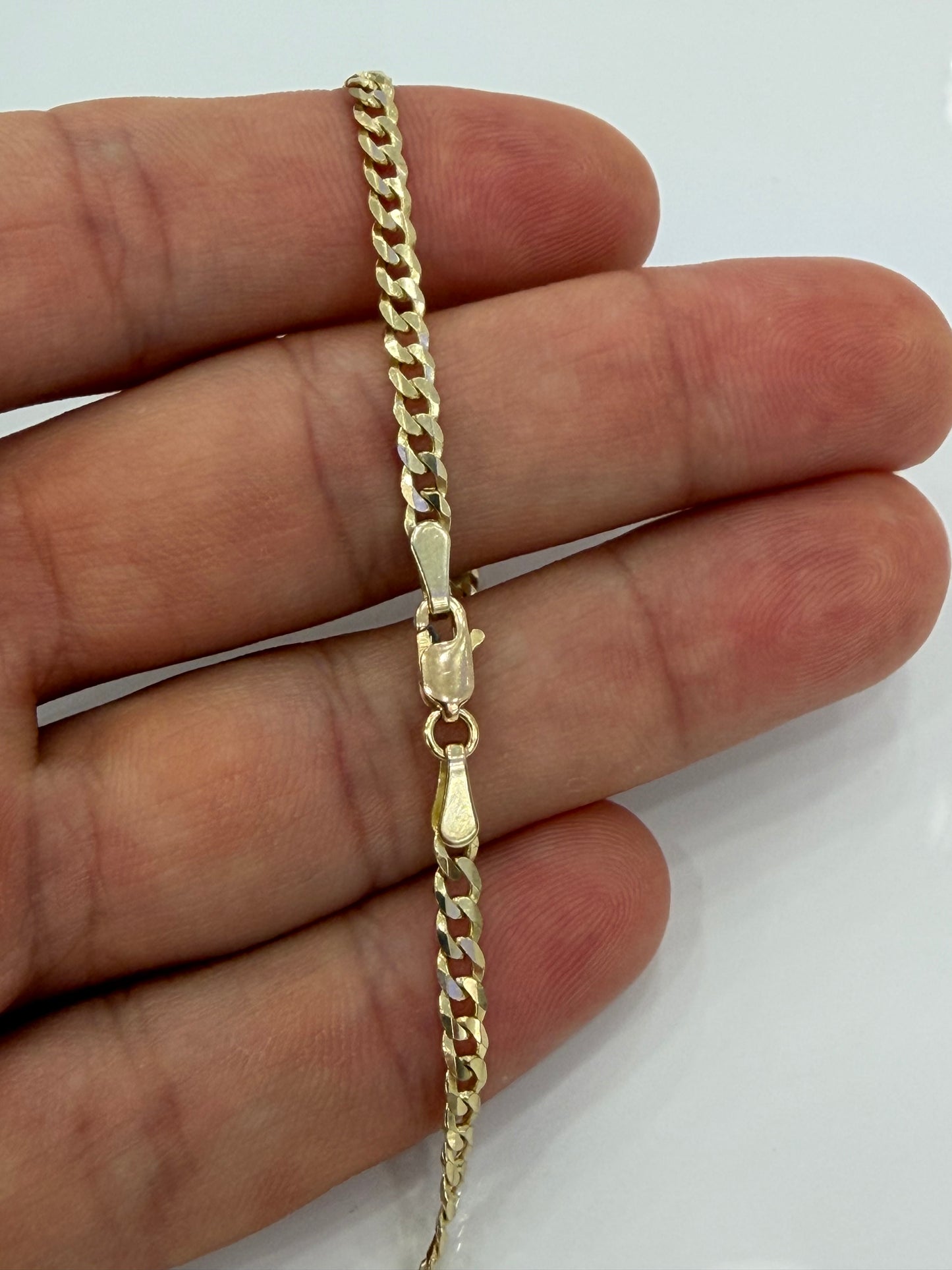 10k Gold Combo: Glitter Cut Chain + Dragon Pendant