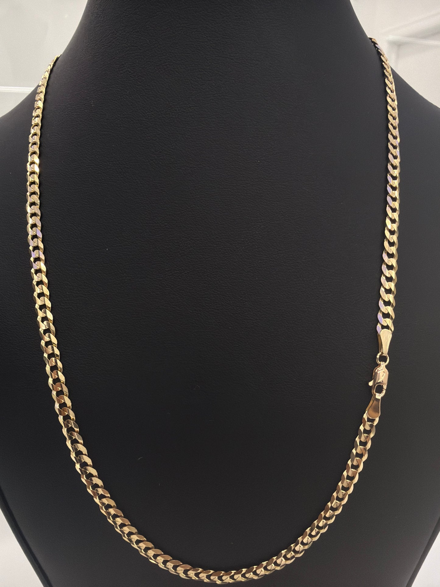 10K Gold Shine-Cut Chain, 5 mm