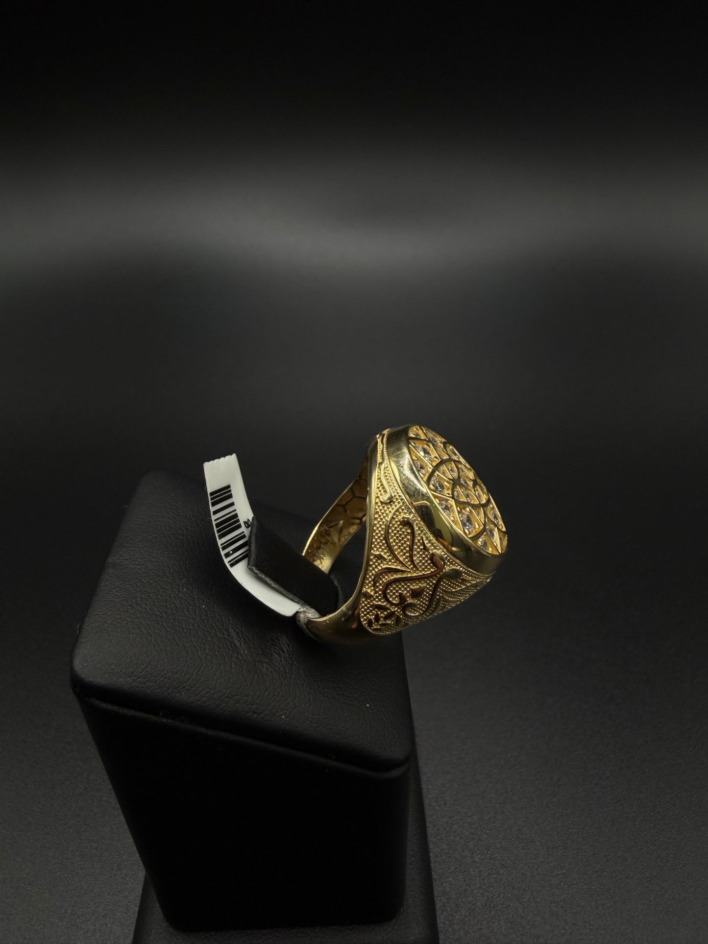 14k Gold Rosette Ring, Size 11