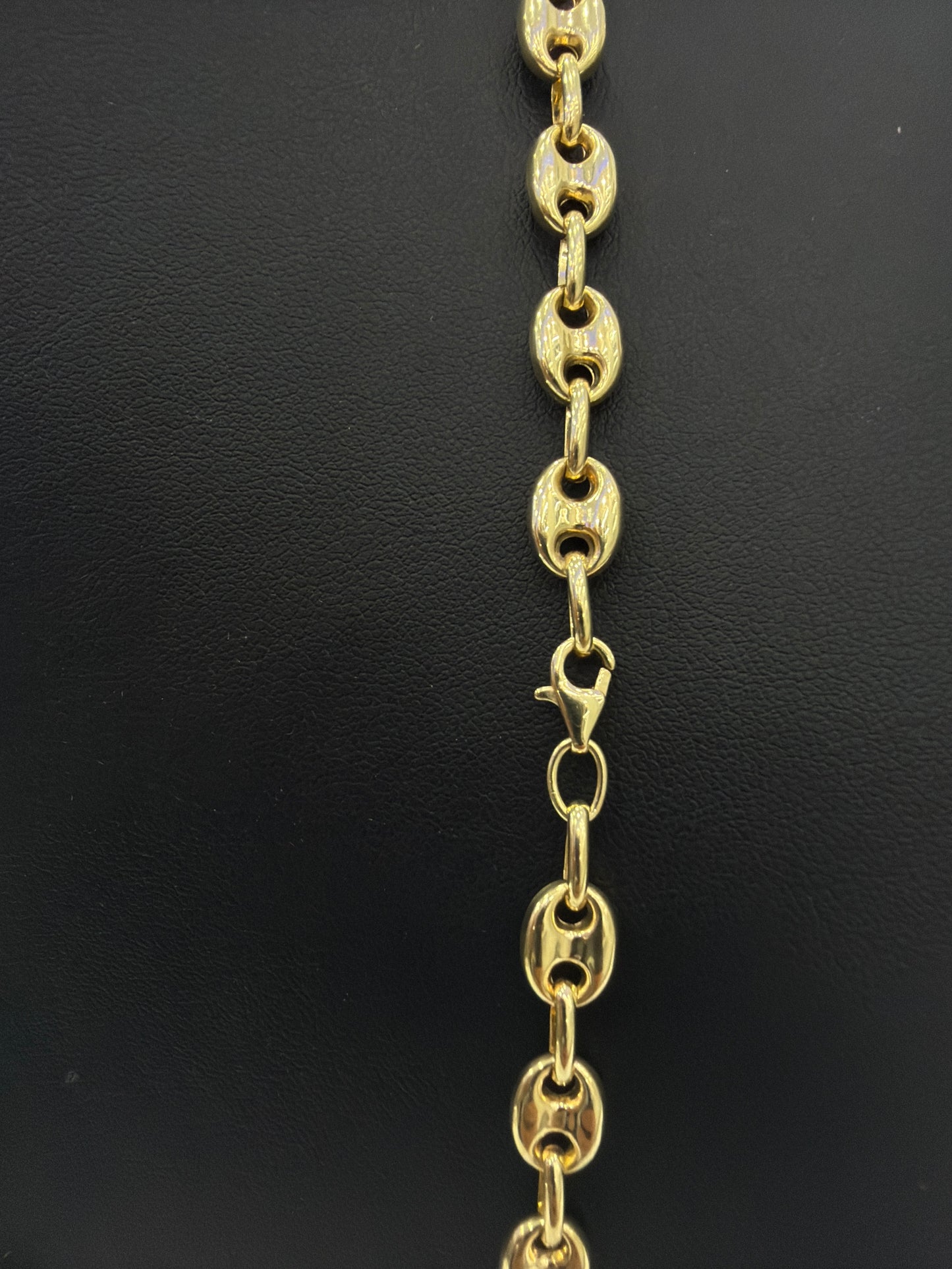 Gold Mariner Link Chain 7.5 mm 10k