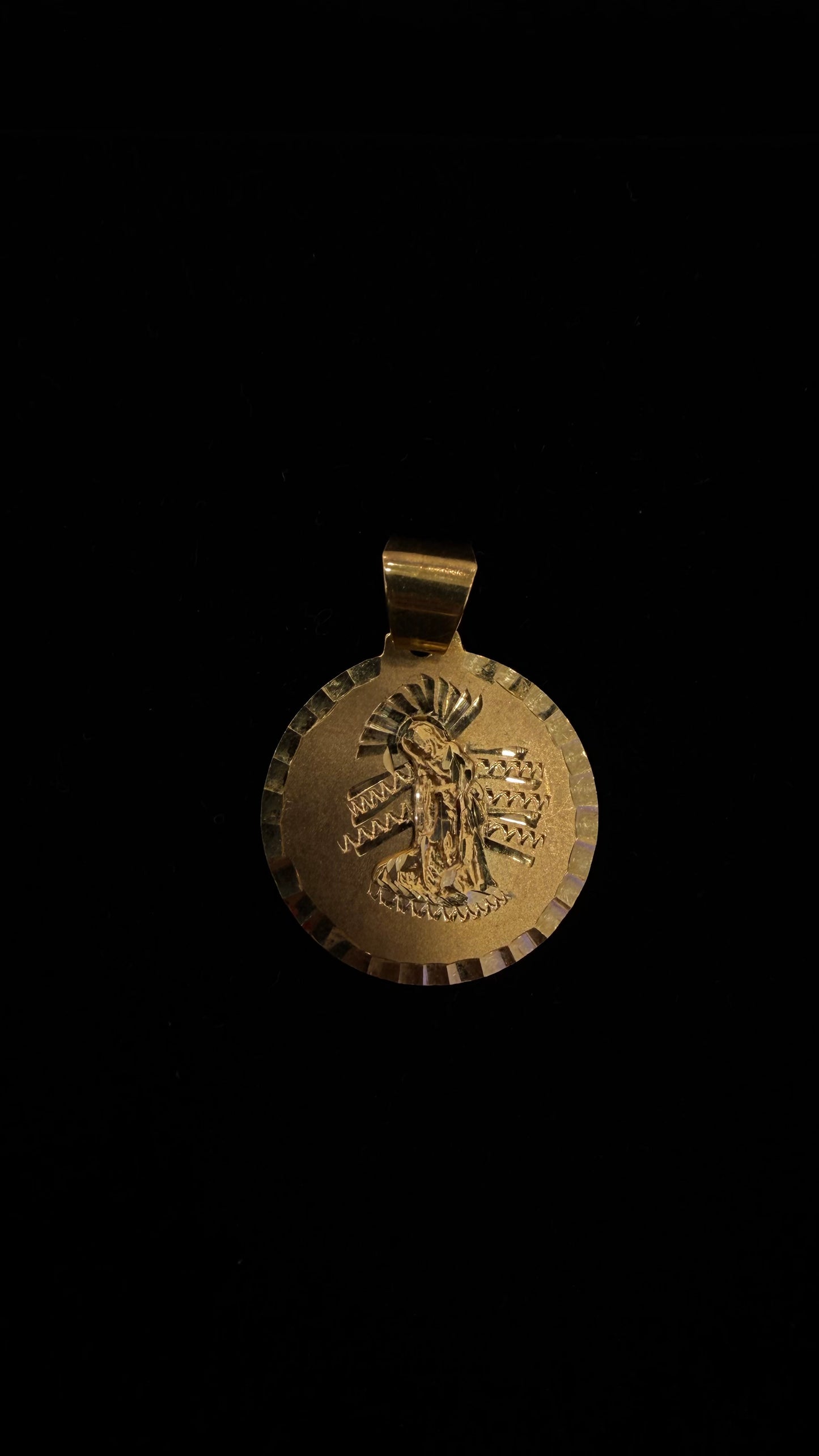 Saint Lazarus Pendant 10k gold