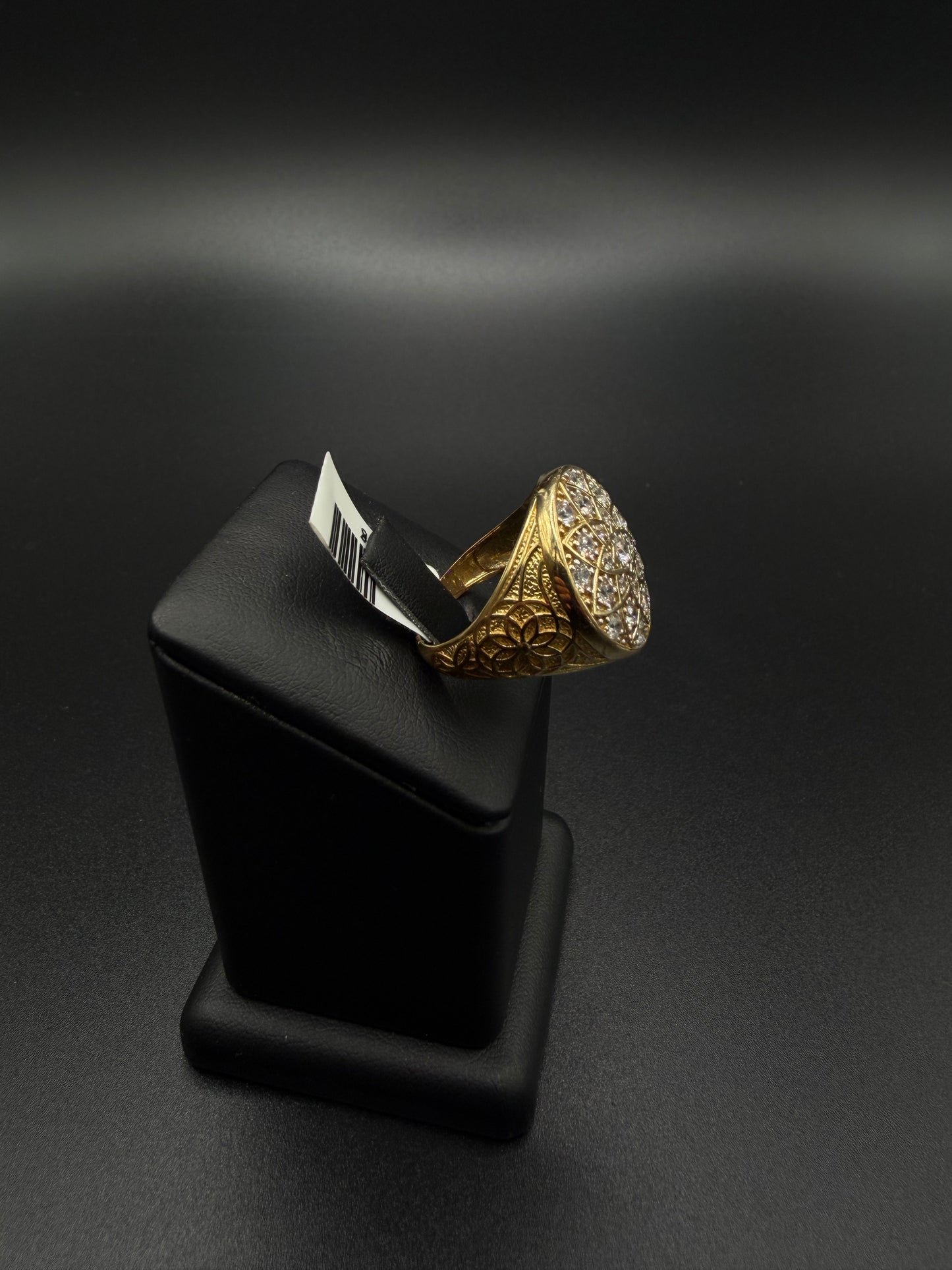 10k Gold Rosette Ring, Size 10