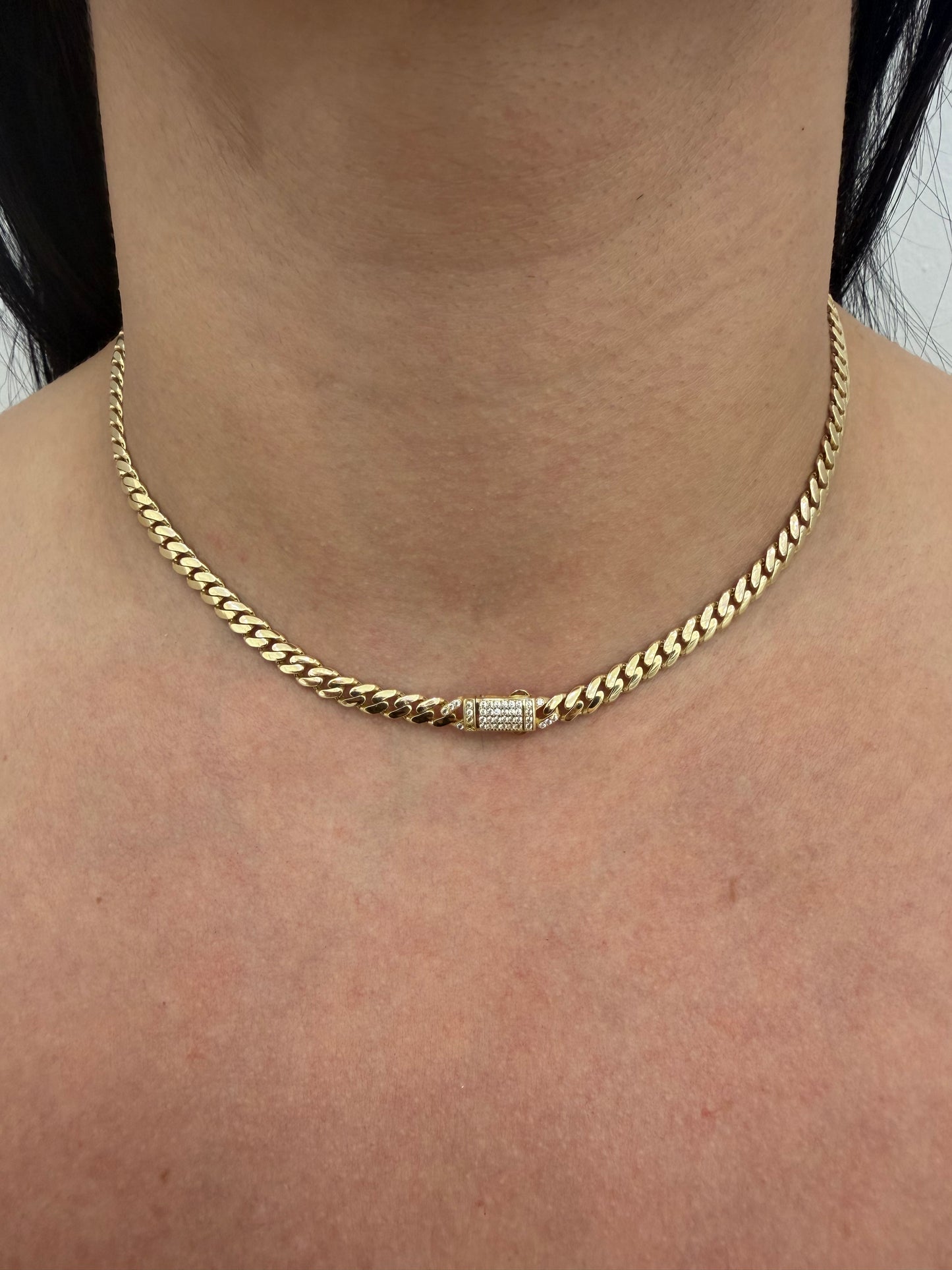 Monaco Chain (Hollow) – 10K Gold