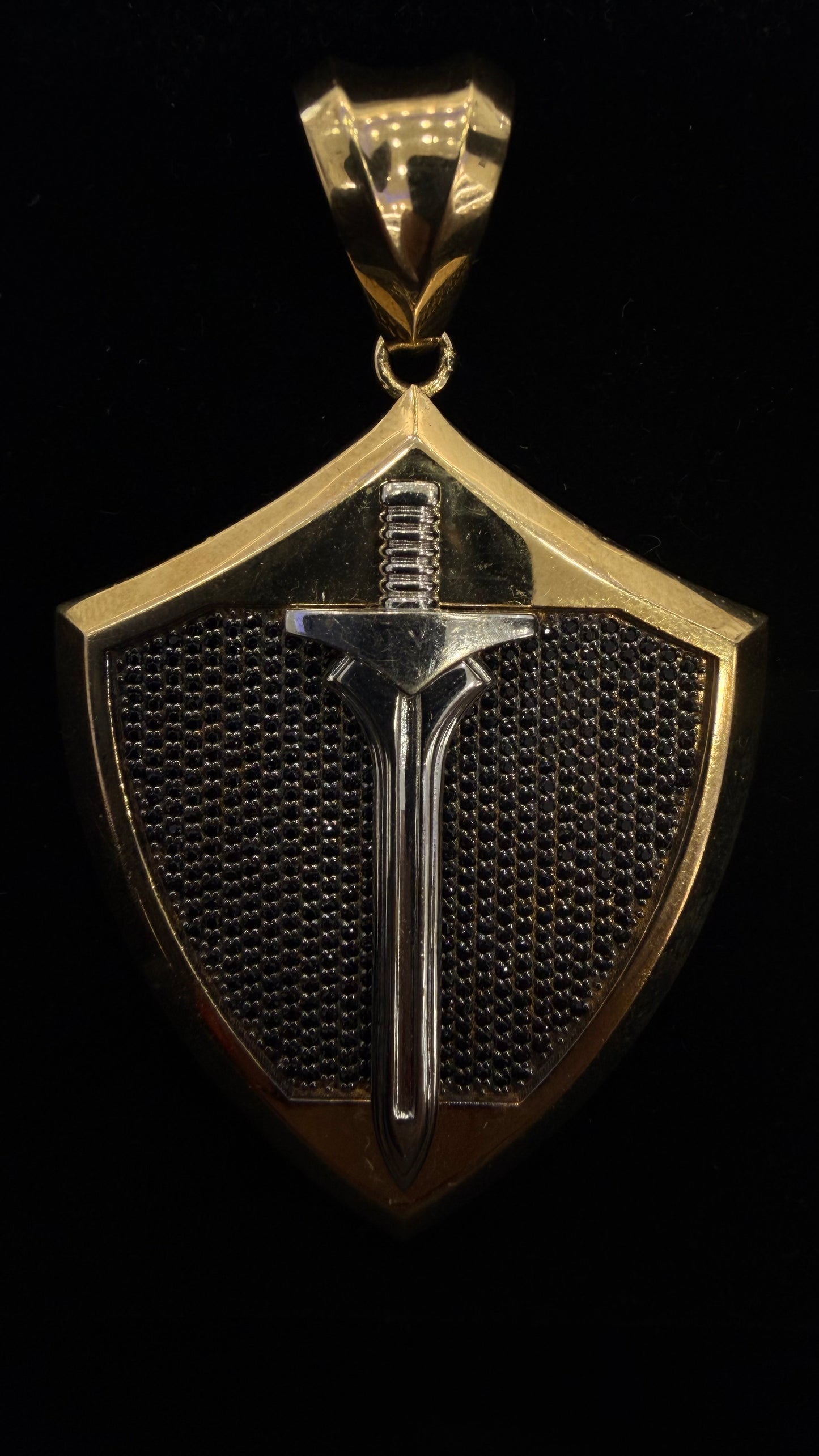 Sword Pendant 10k gold