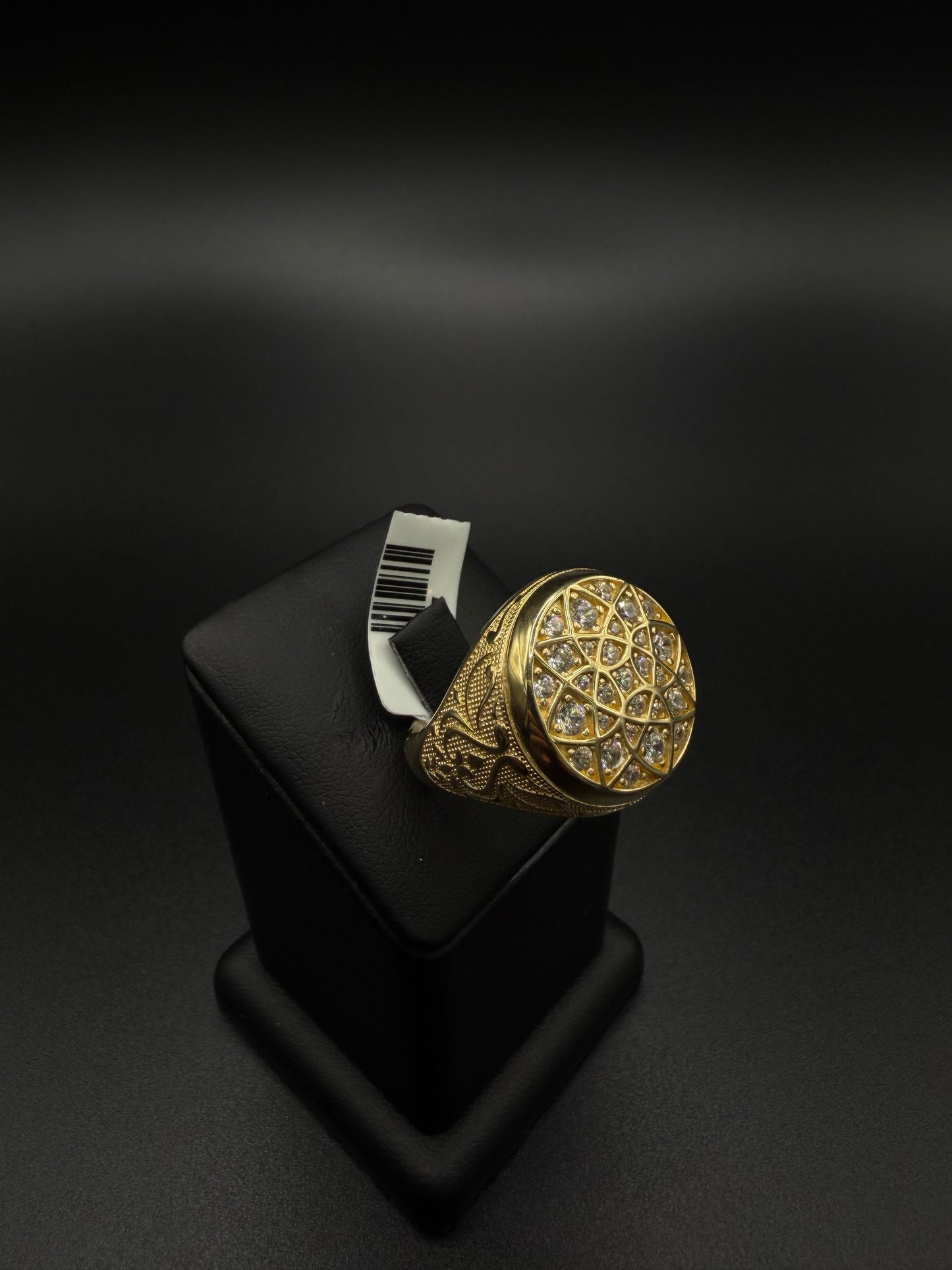 14k Gold Rosette Ring, Size 11