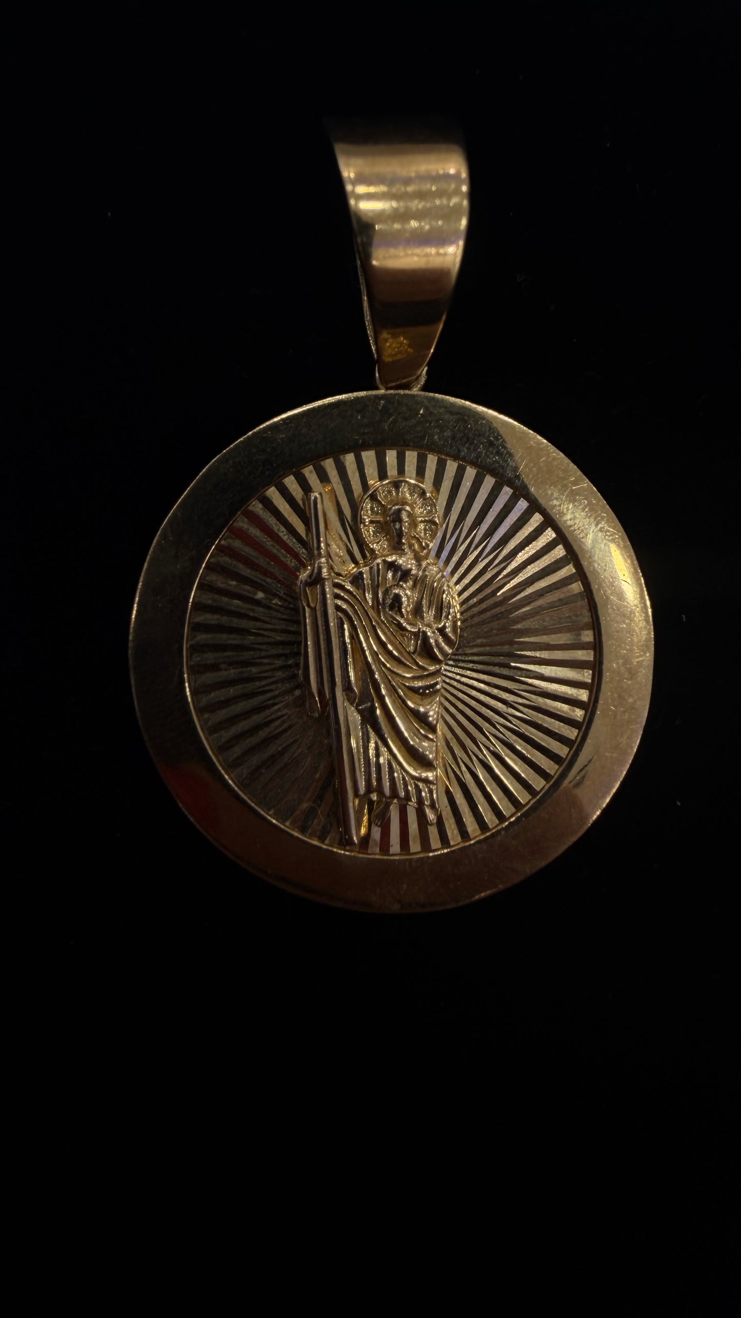 Saint Jude Pendant 10k gold
