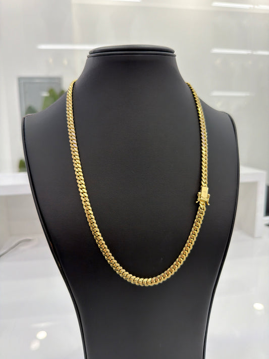 Cuban link chain 10k 6 mm x 22”