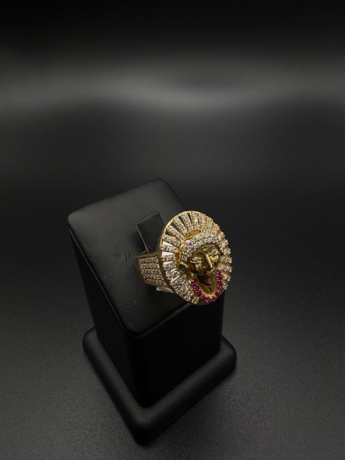 14k Gold Indian Ring, Size 11