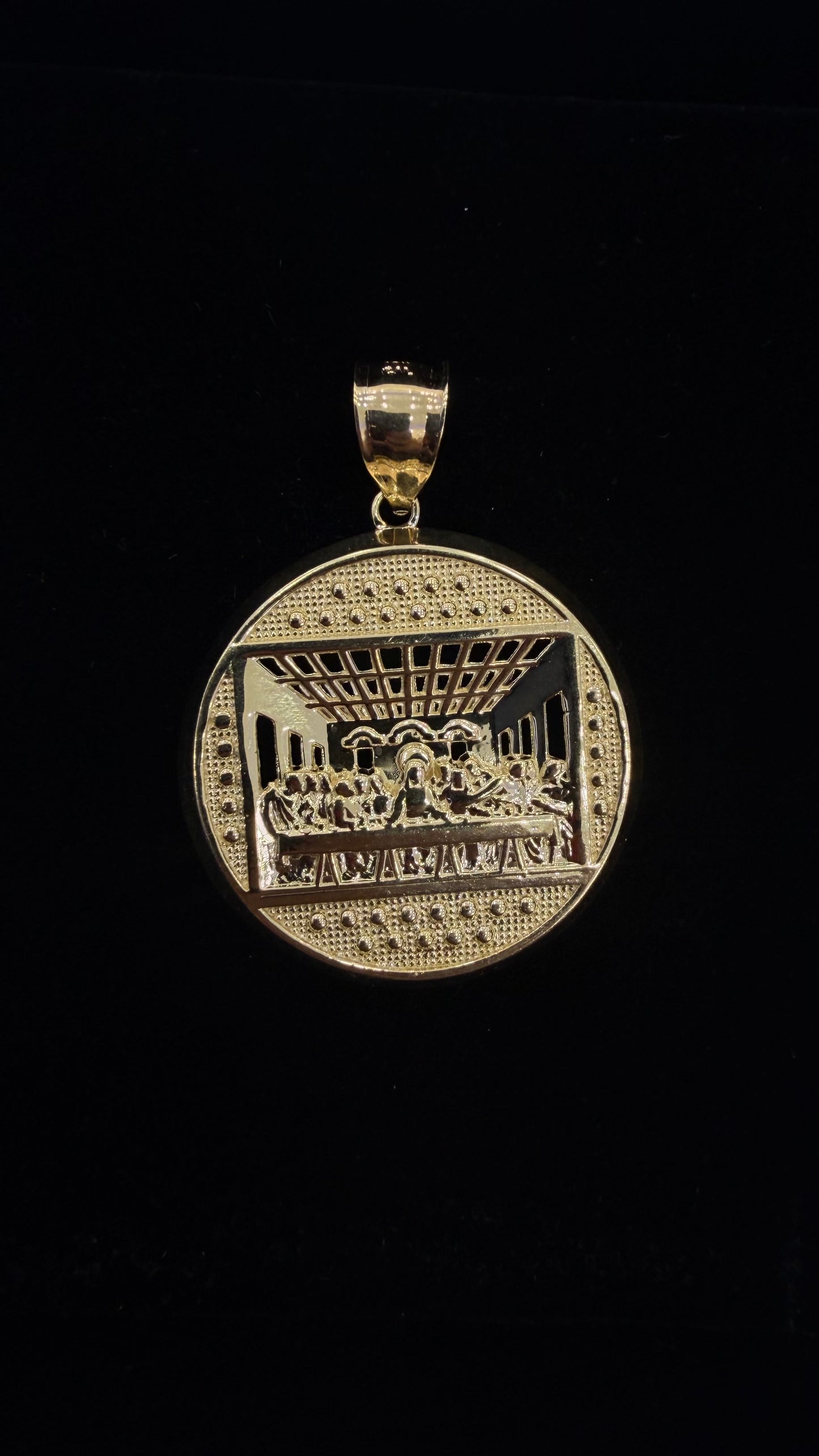 Last Supper Pendant 10k Gold