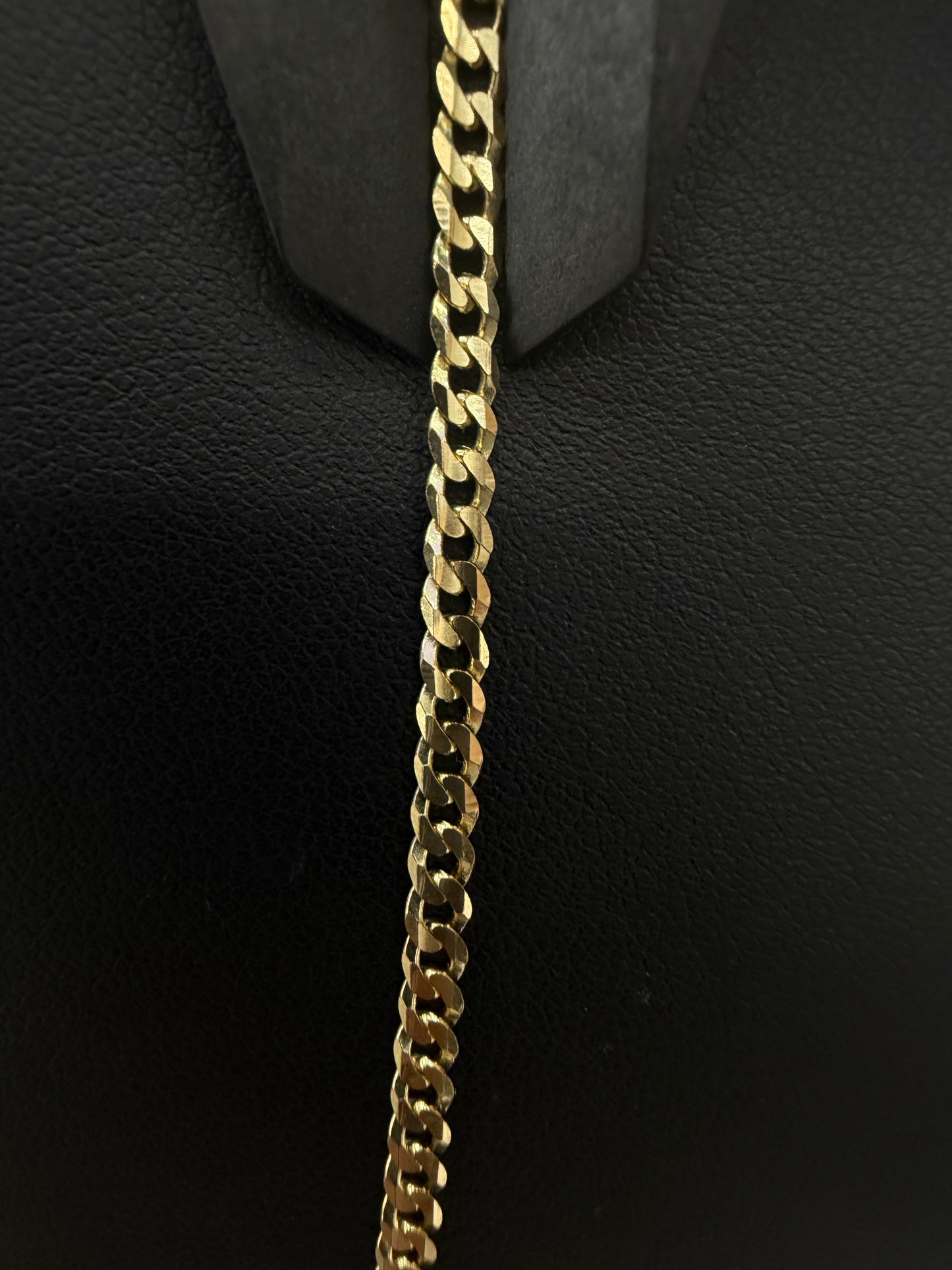 10k Gold Combo: Glitter Cut Chain + Dragon Pendant