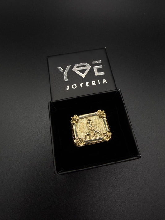 10K St. Lazarus Ring, Size 11 1/2