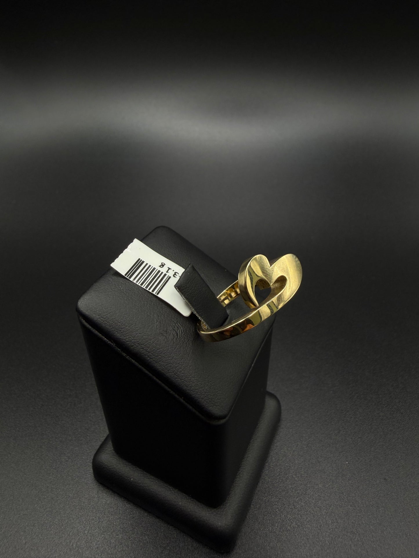 Women's 14k Gold Heart Ring, Size 8 1/2