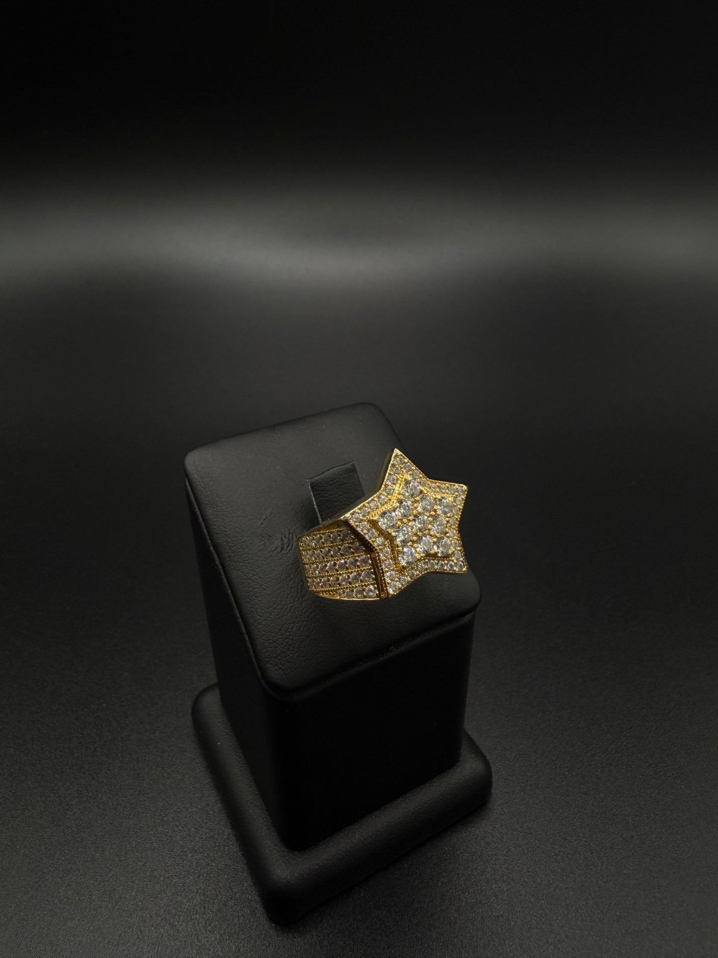 14k Gold Star Ring, Size 10