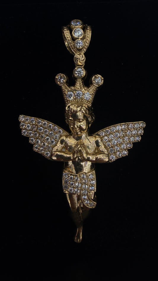 Angel pendant 10k Gold