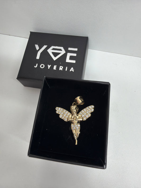 10k Angel Pendant