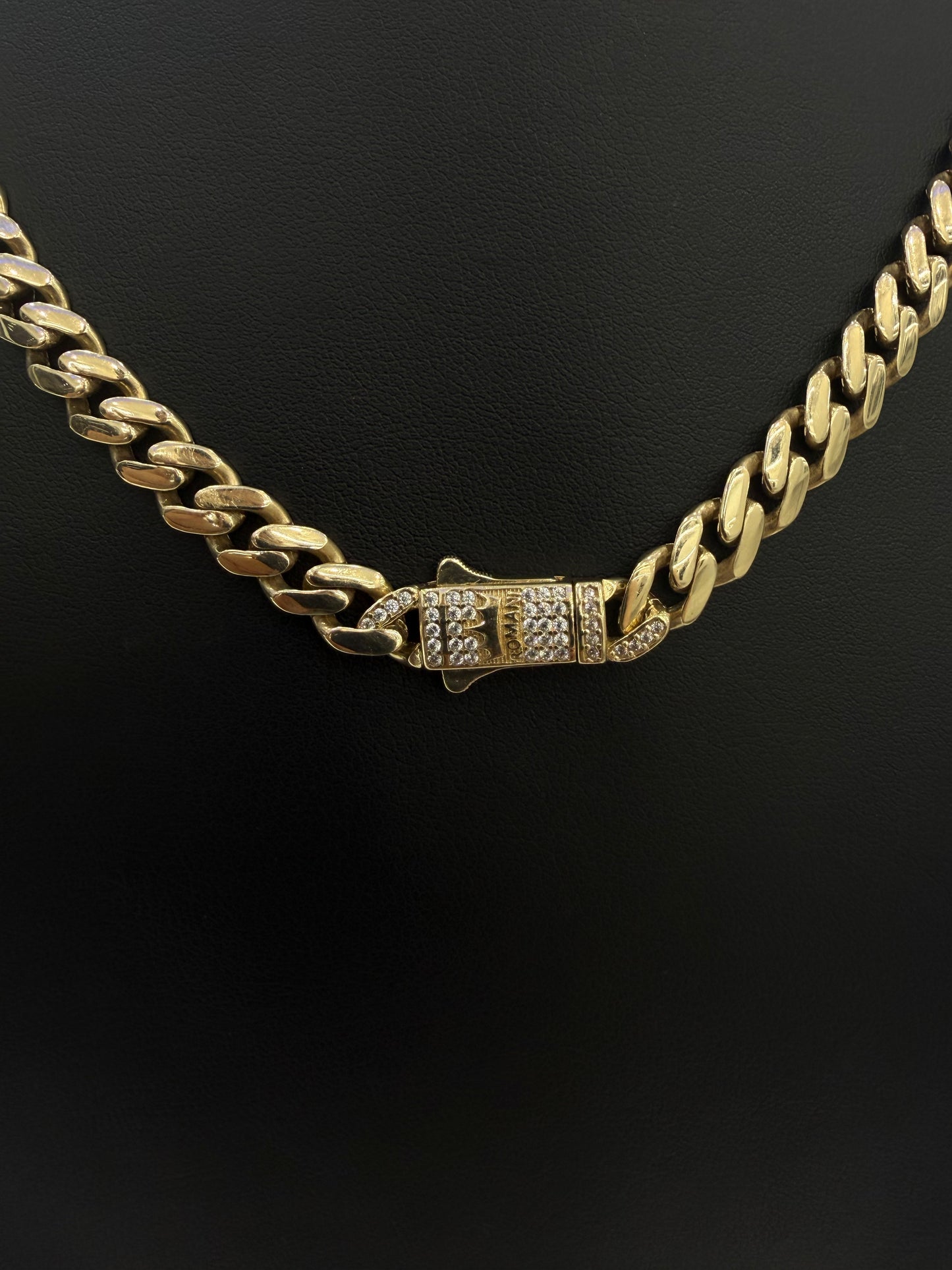 Monaco Chain (Hollow) – 10K Gold, 7 mm x 18”