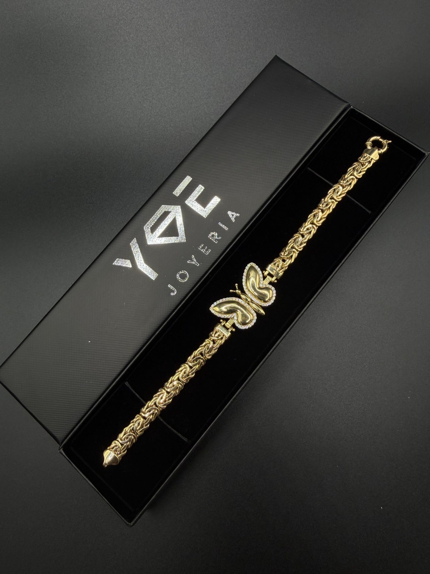 Women's Butterfly Bracelet – 10K Gold